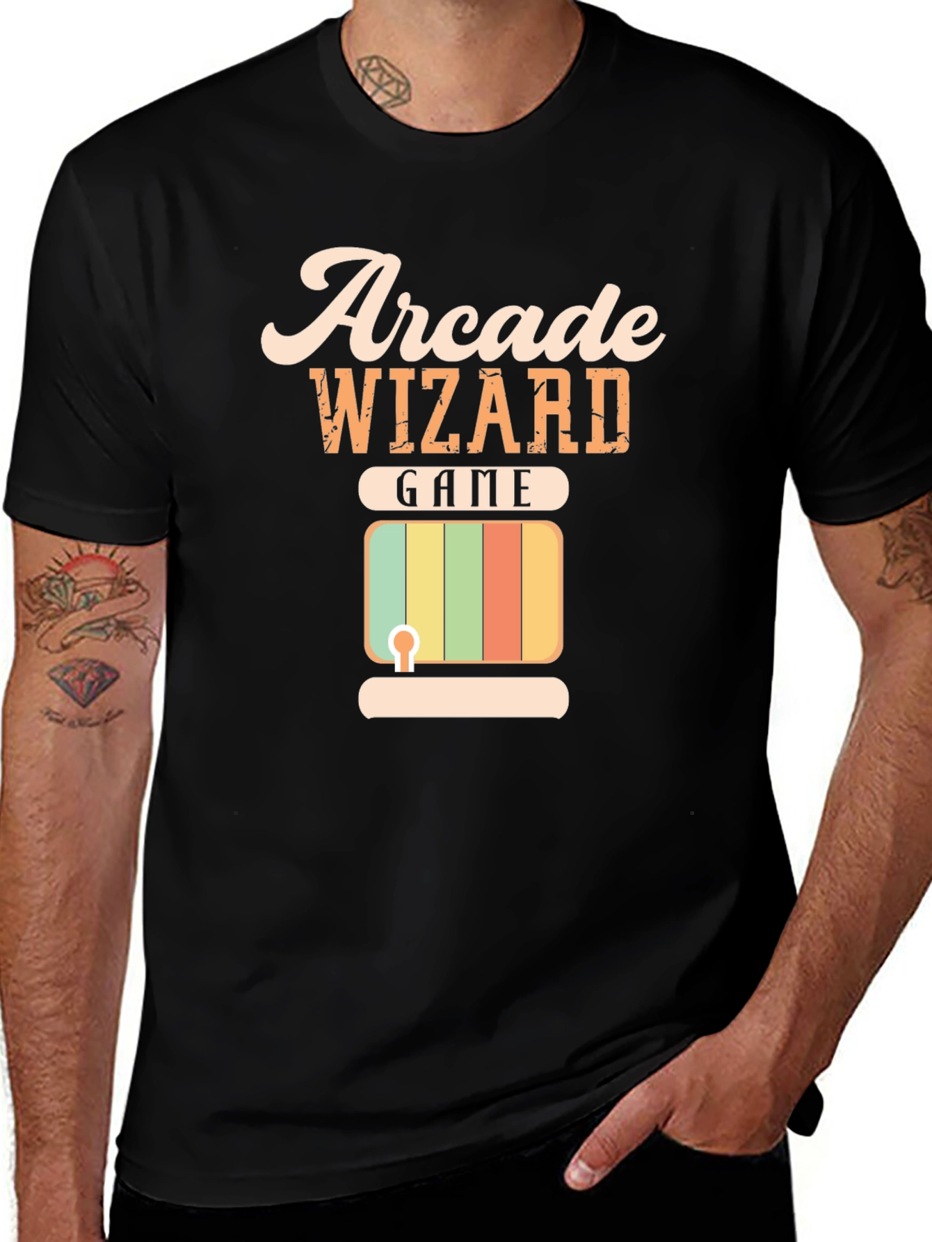 Variant 21 of Arcade Wizard Game T-Shirt