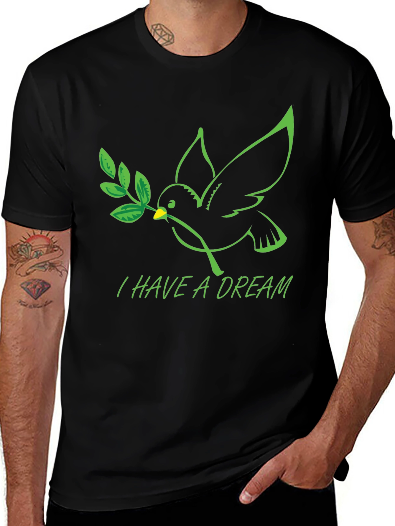 Variant 14 of I Have A Dream Peace Dove Graphic T-Shirt