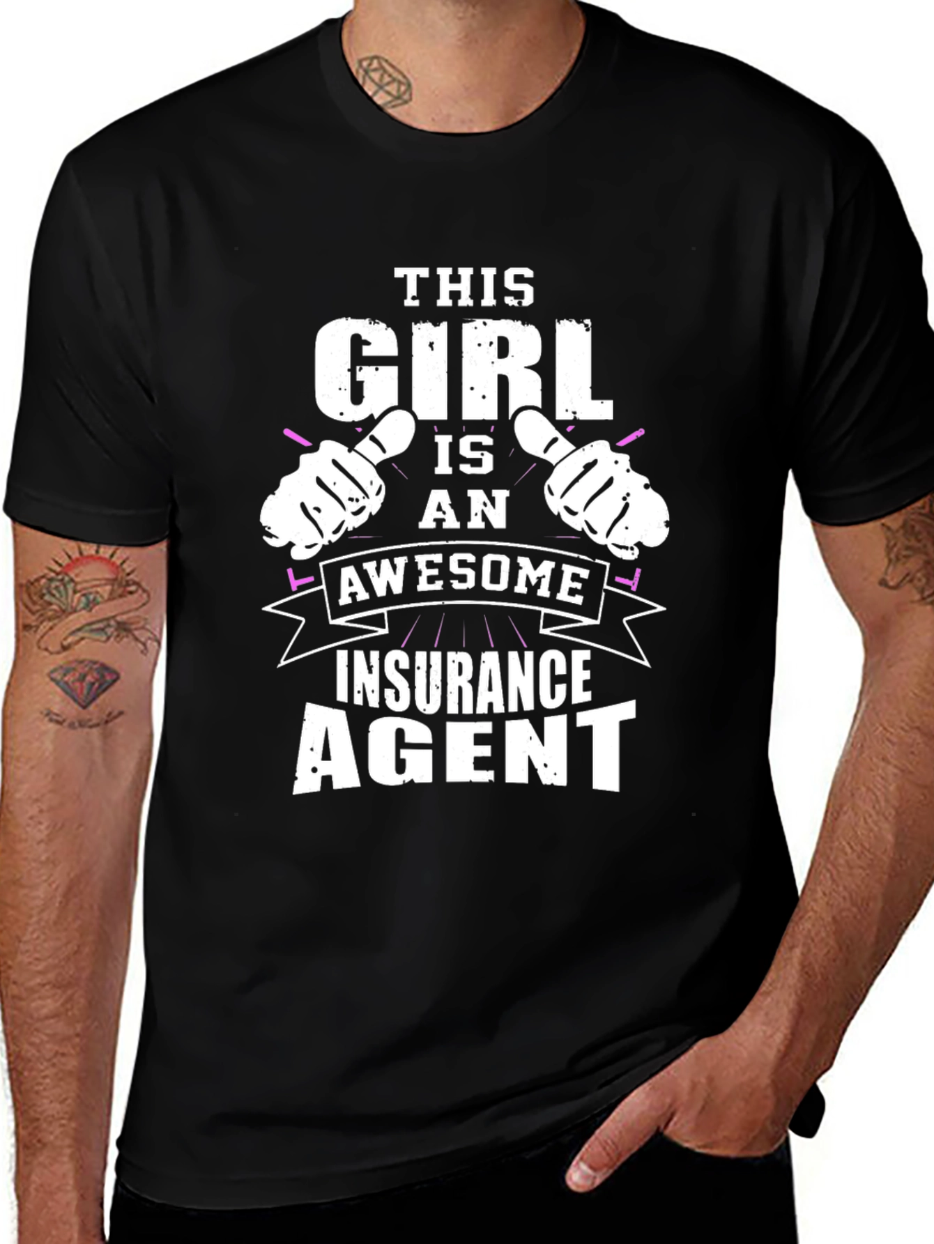 Variant 19 of Awesome Insurance Agent T-Shirt