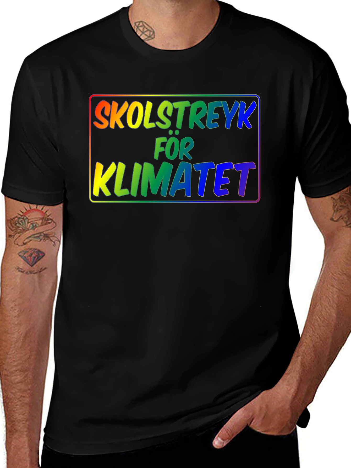 Variant 15 of Skolstrejk För Klimatet Graphic Tee - Climate Activism T-Shirt