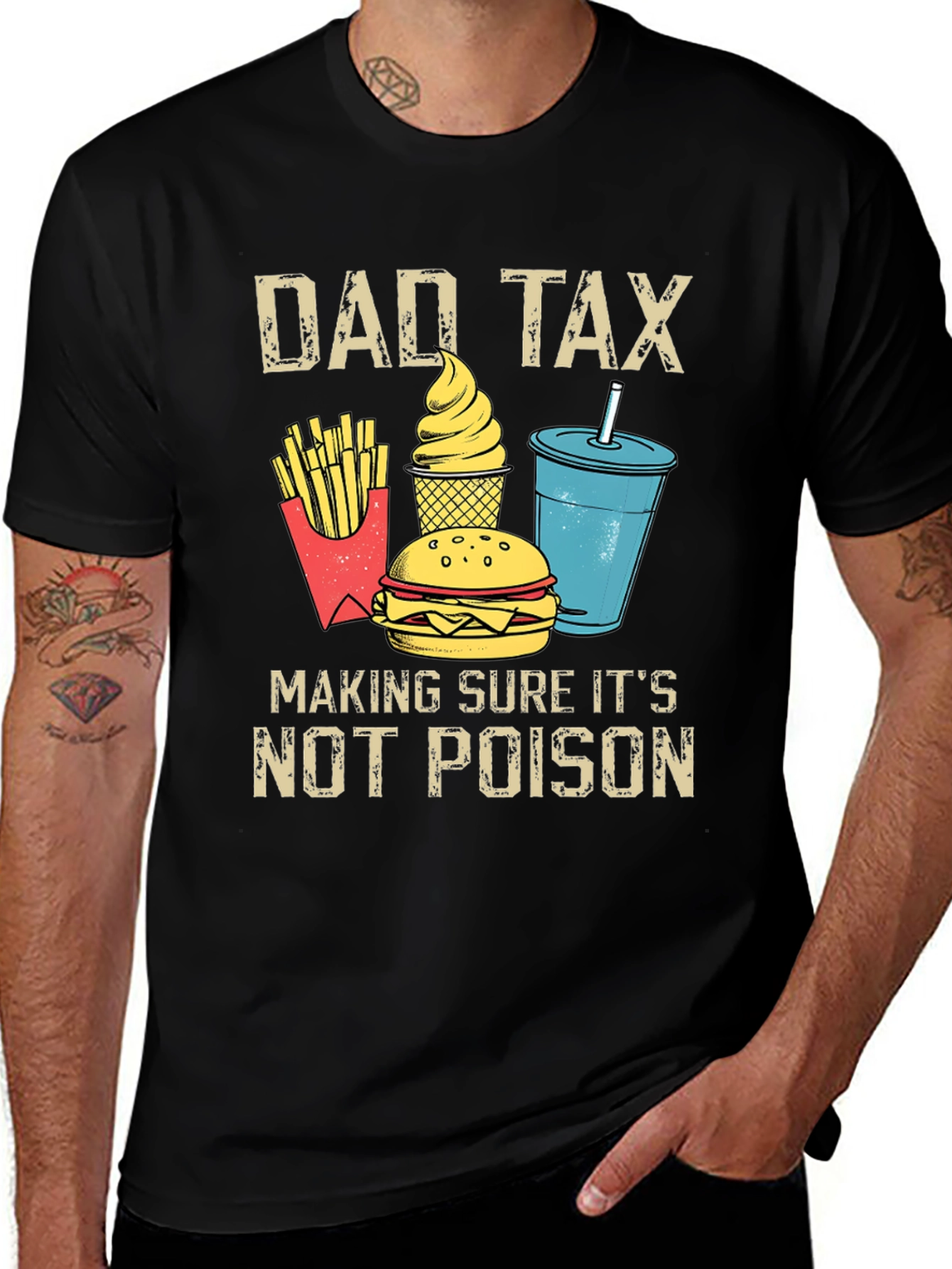 Variant 19 of Dad Tax T-Shirt - Food Design