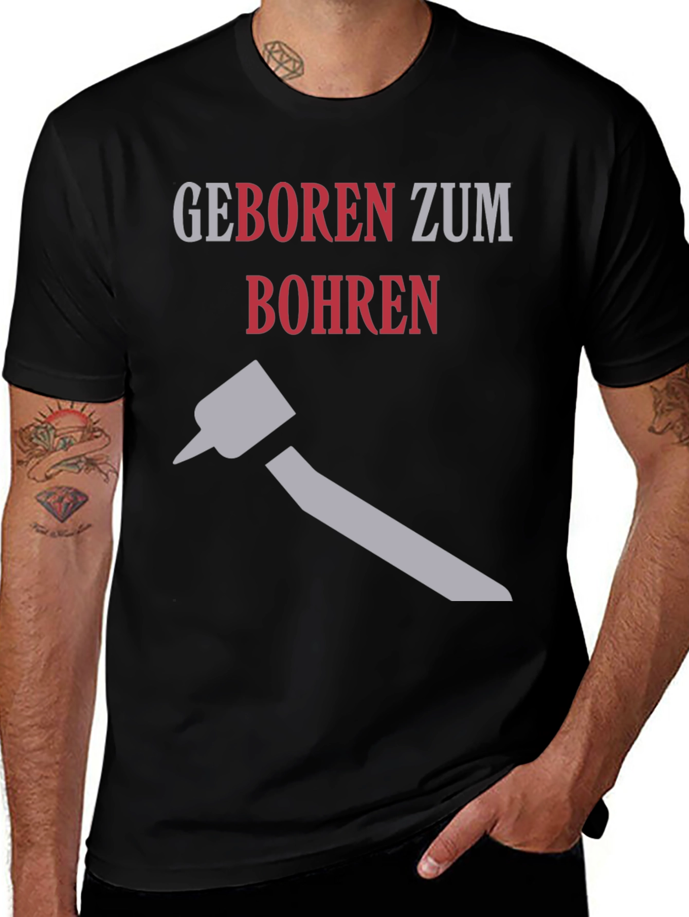 Variant 9 of Born to Drill T-Shirt