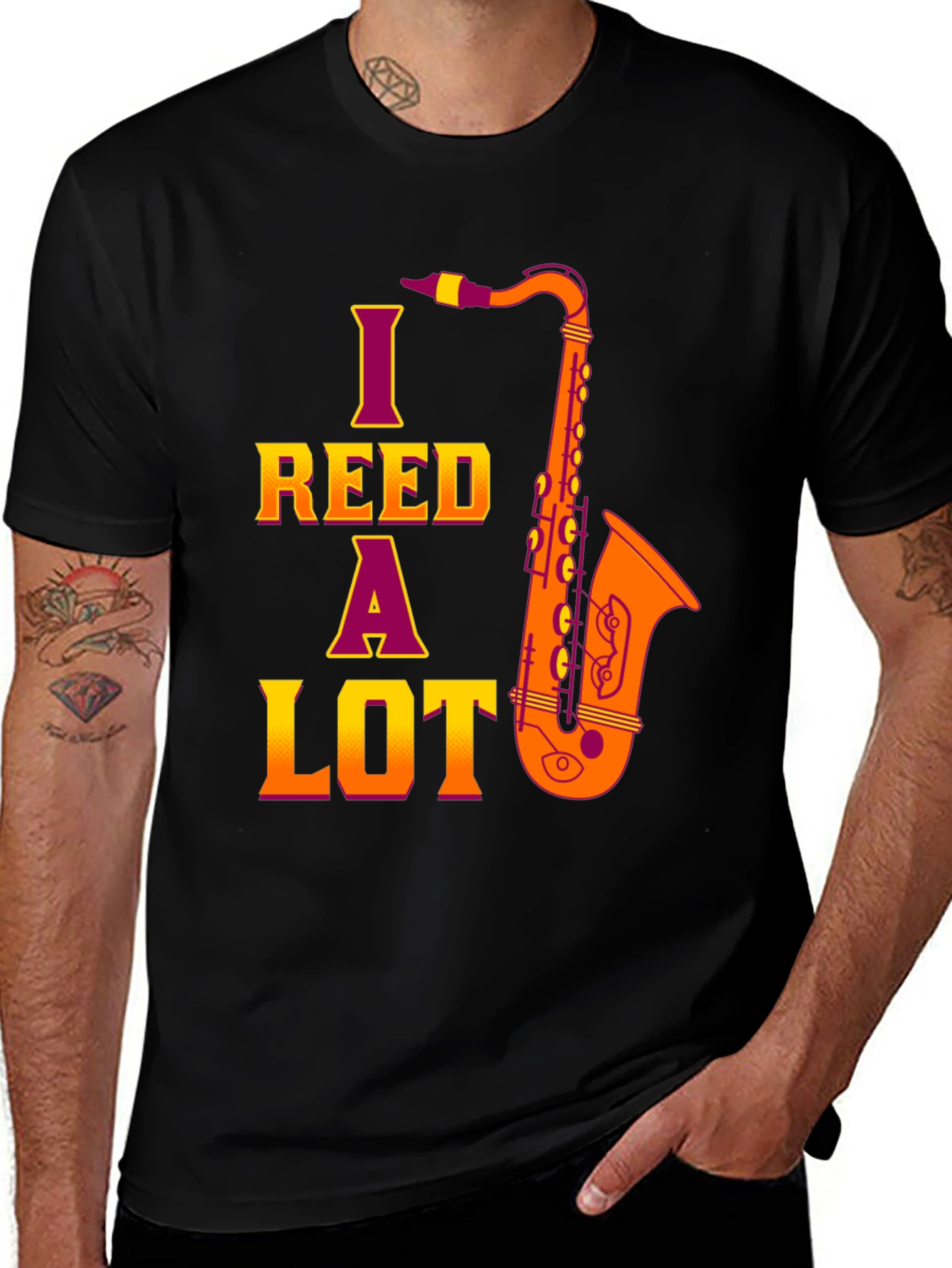 I Reed A Lot Saxophone T-Shirt