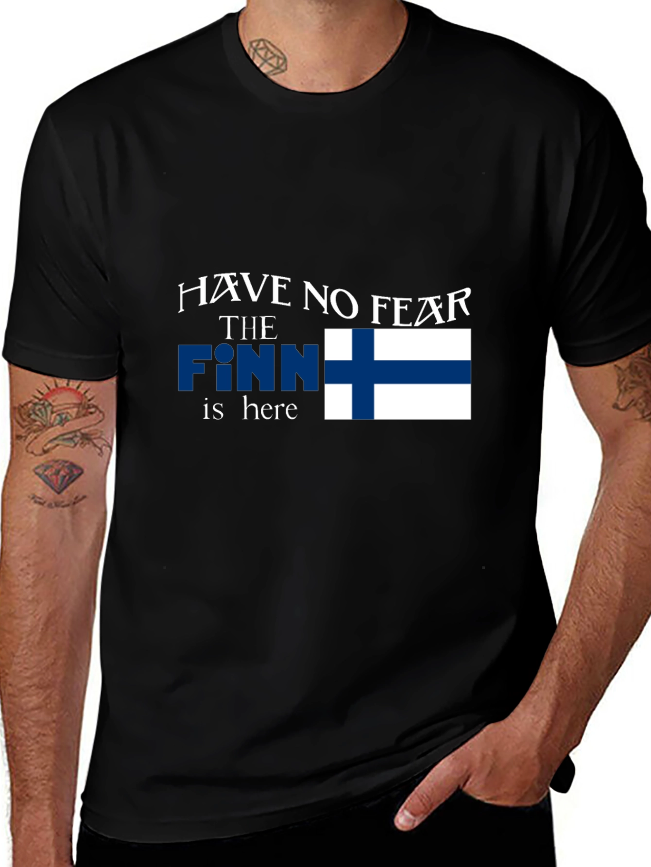 Finnish Pride T-Shirt - Have No Fear, The Finn Is Here!