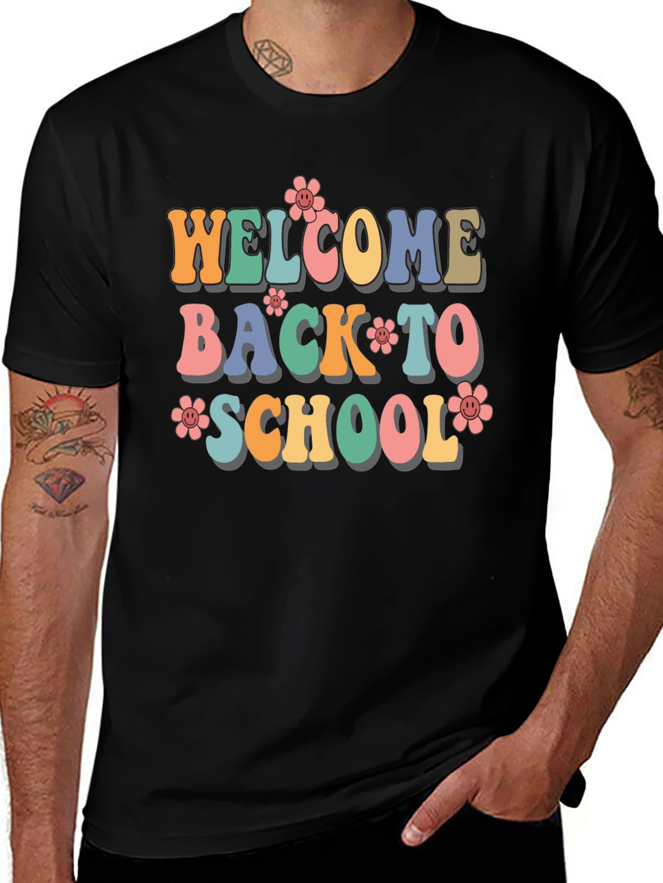 Variant 9 of Retro Welcome Back to School Graphic Tee