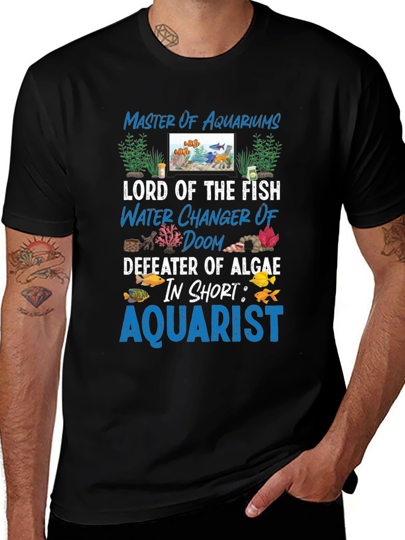 Aquarist T-Shirt: Master of Aquariums