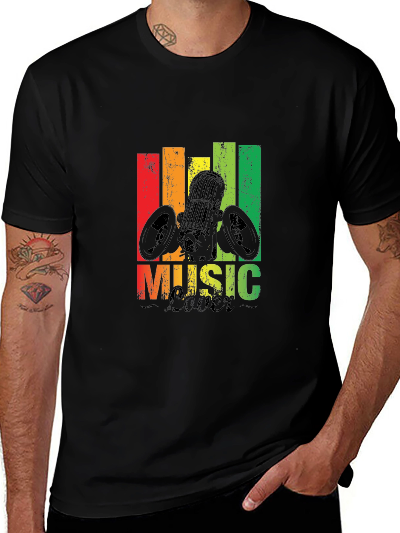 Variant 2 of Rasta Music Lover T-Shirt