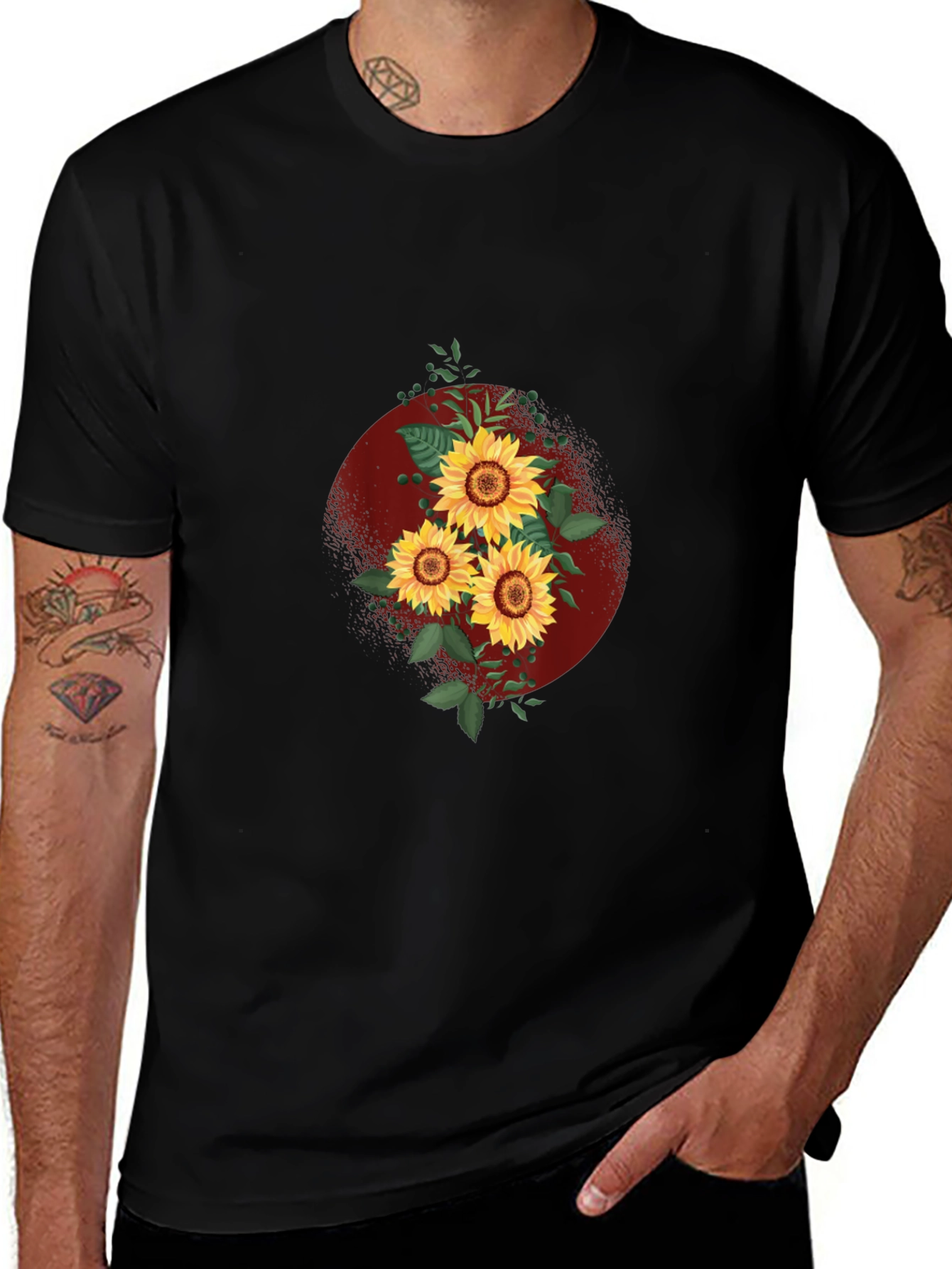 Variant 24 of Sunflower Graphic T-Shirt