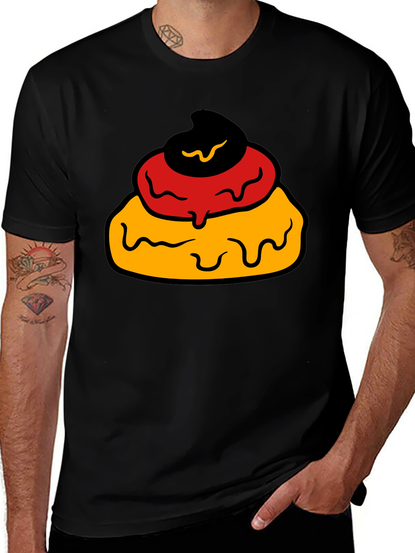 Variant 11 of Cartoon Pastry T-Shirt - Unique Graphic Tee