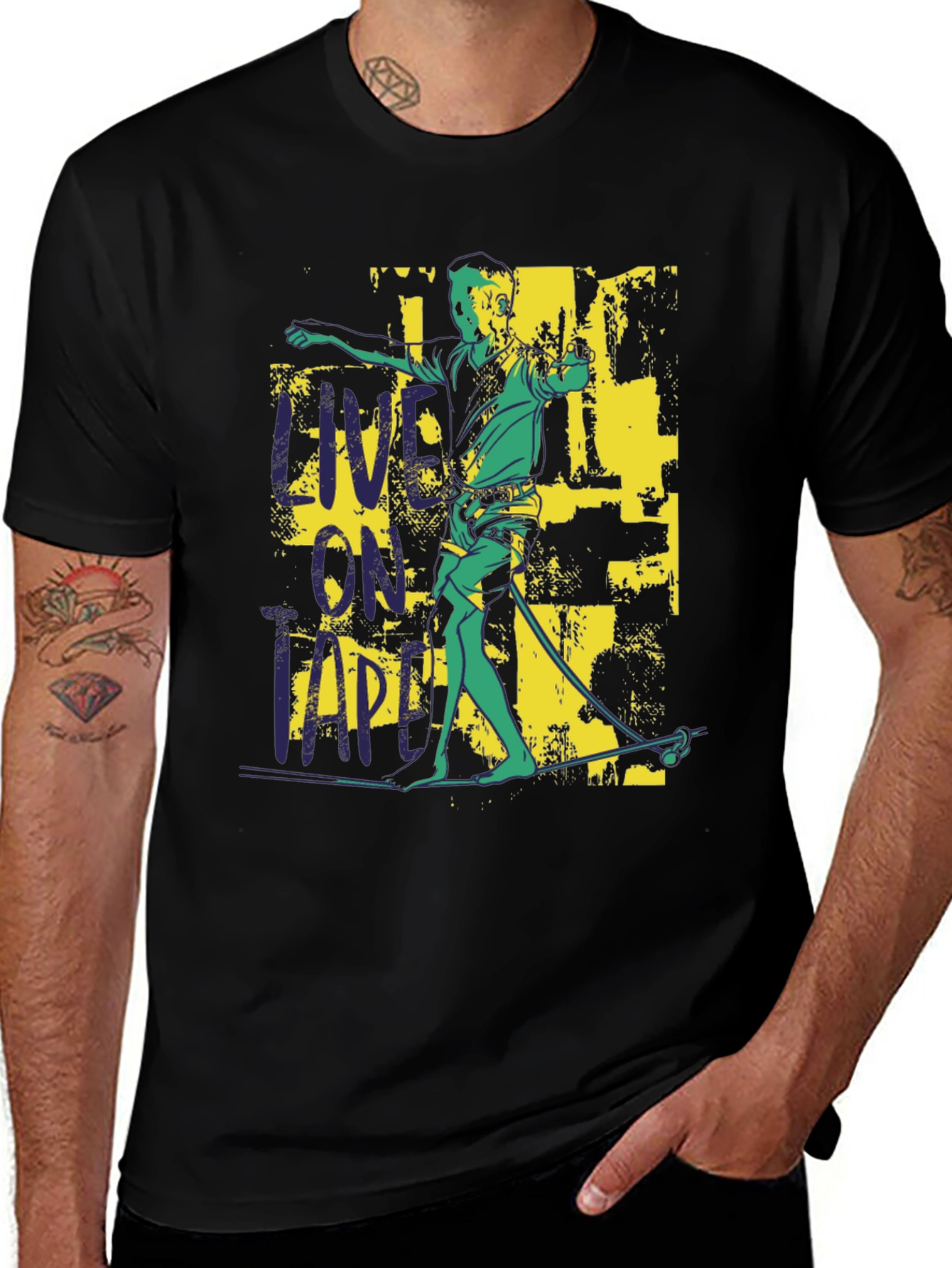 Variant 21 of Live on the Edge Graphic T-Shirt