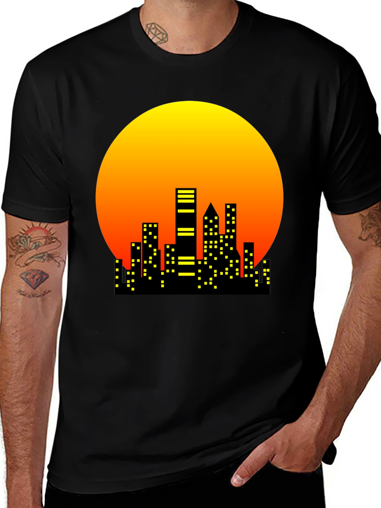 Retro Cityscape T-Shirt