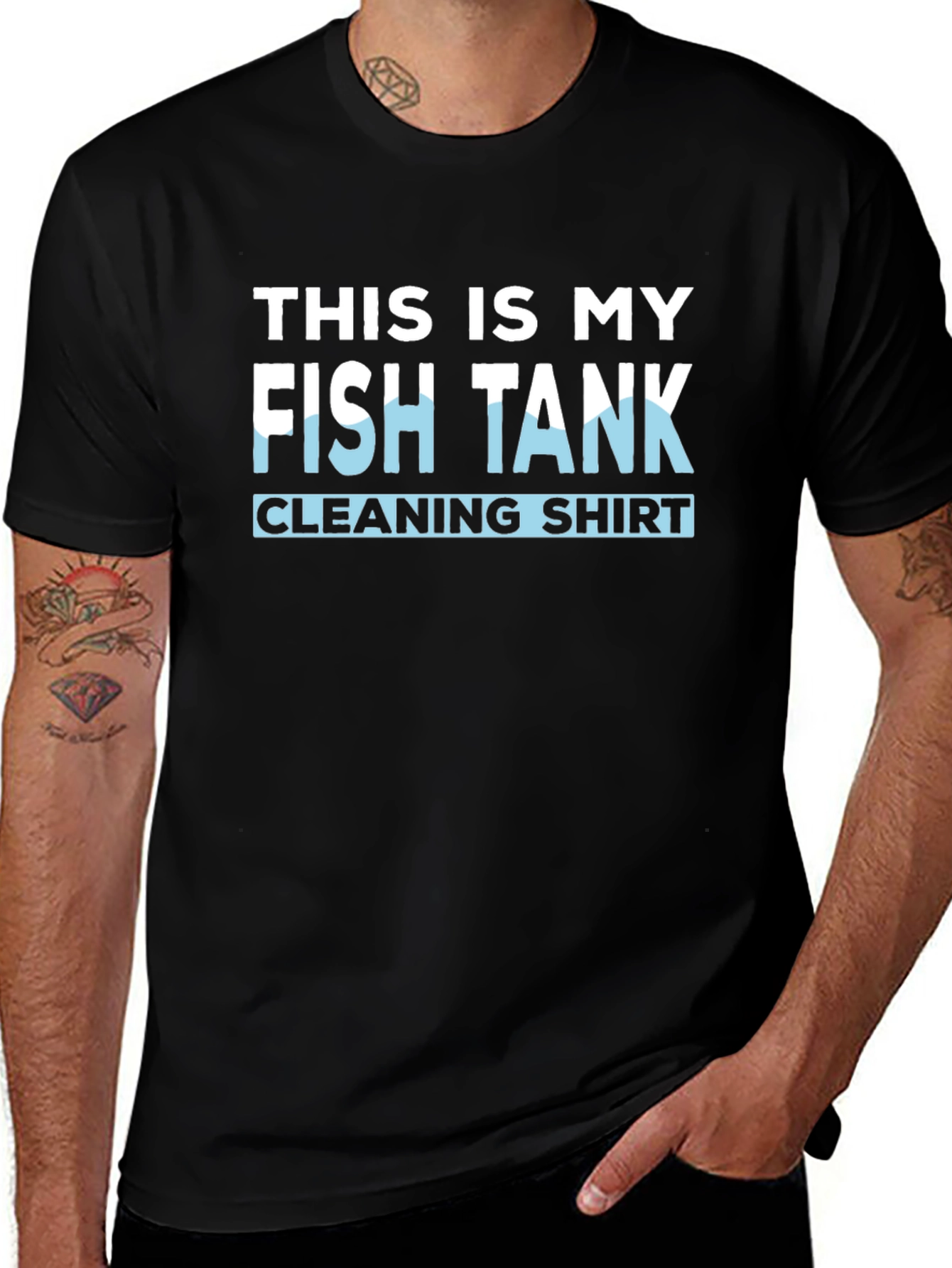 Variant 8 of Fish Tank Cleaning Shirt - Funny Aquarium Keeper T-Shirt