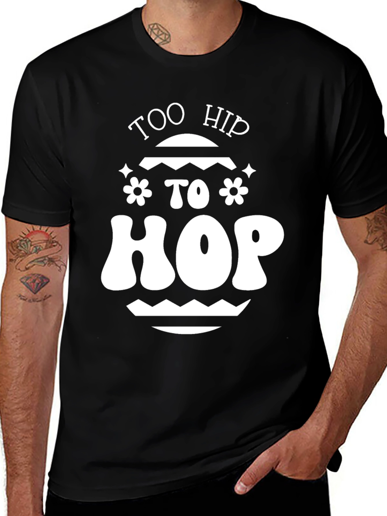 Too Hip to Hop Easter T-Shirt