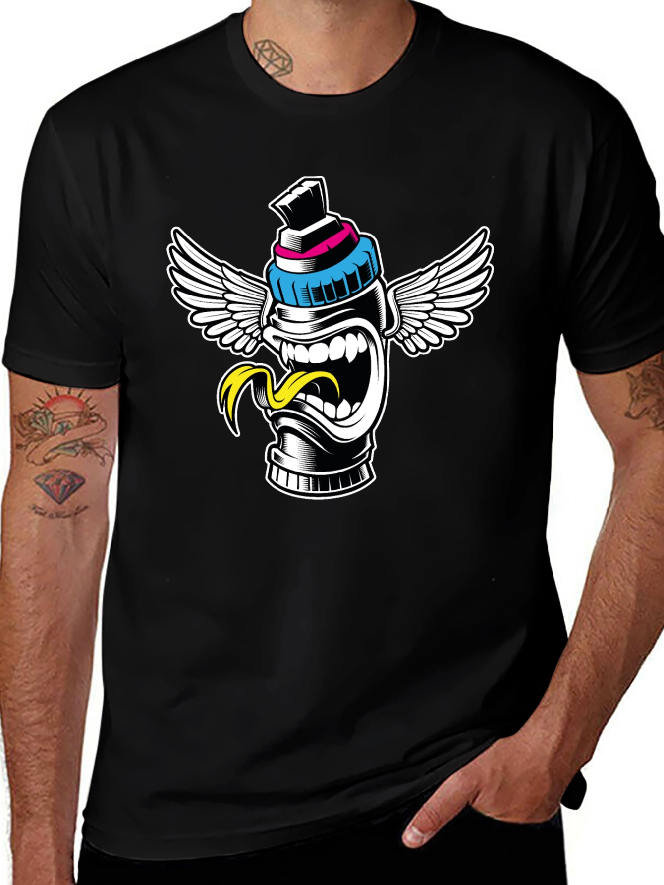 Variant 7 of Spray Paint Monster Tee