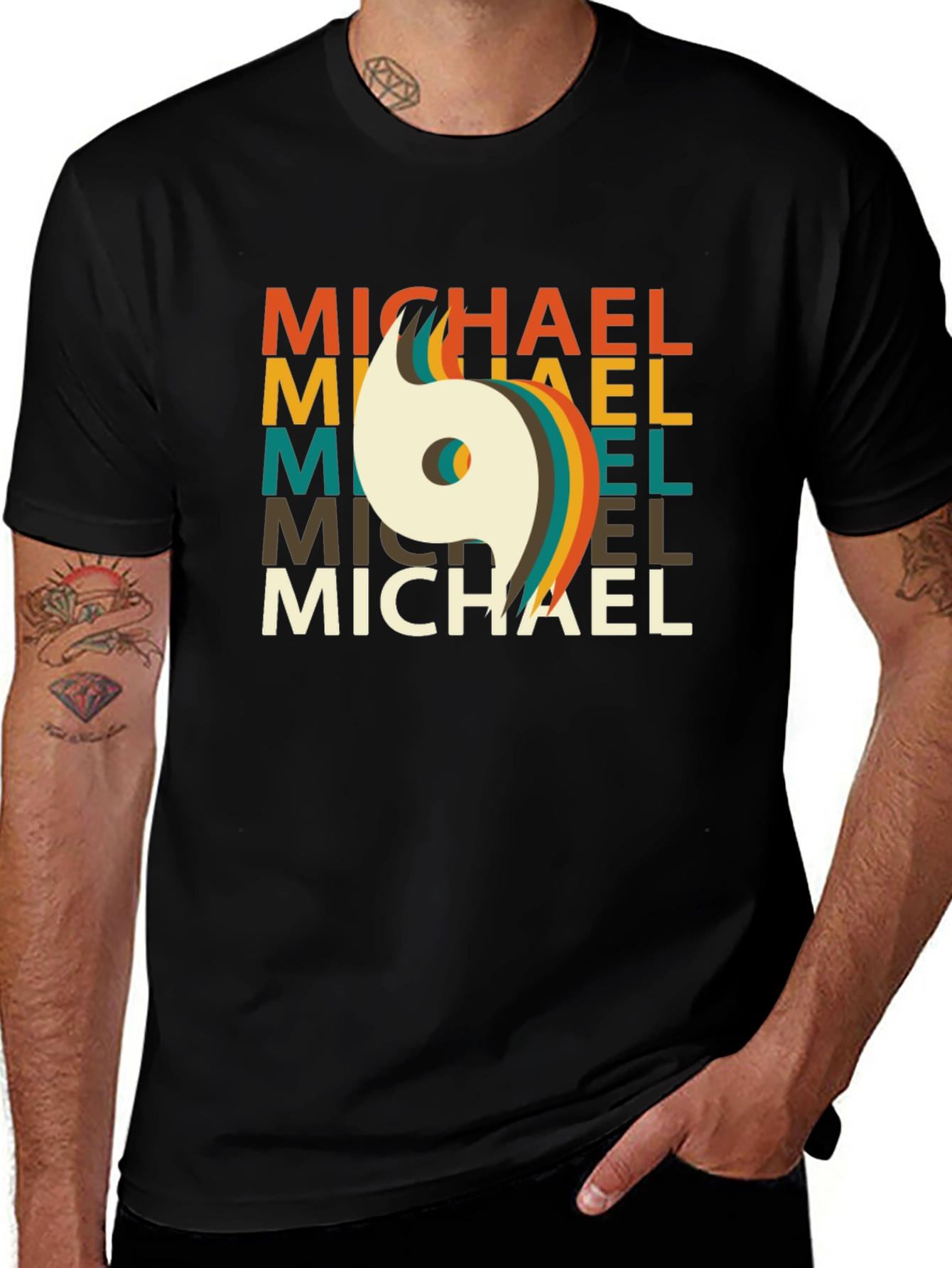 Michael Hurricane Retro T-Shirt