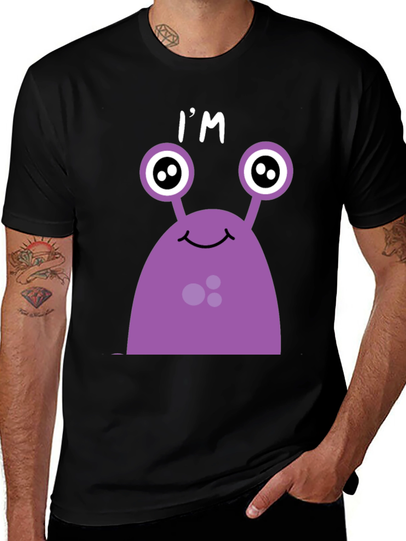 I'm a Purple Alien! Graphic T-Shirt