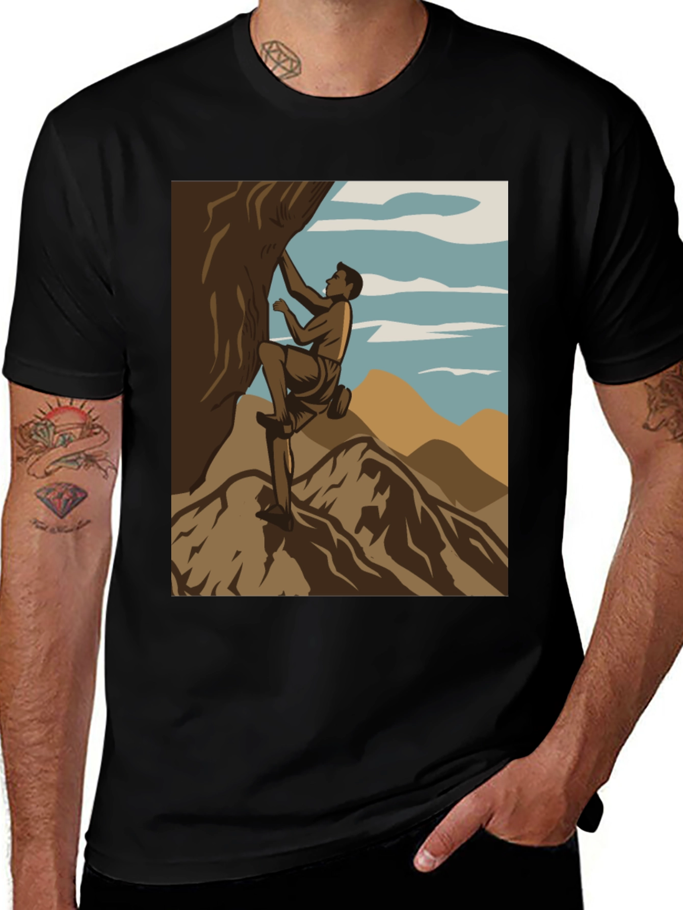 Variant 4 of Climbing T-Shirt - Adventure Tee