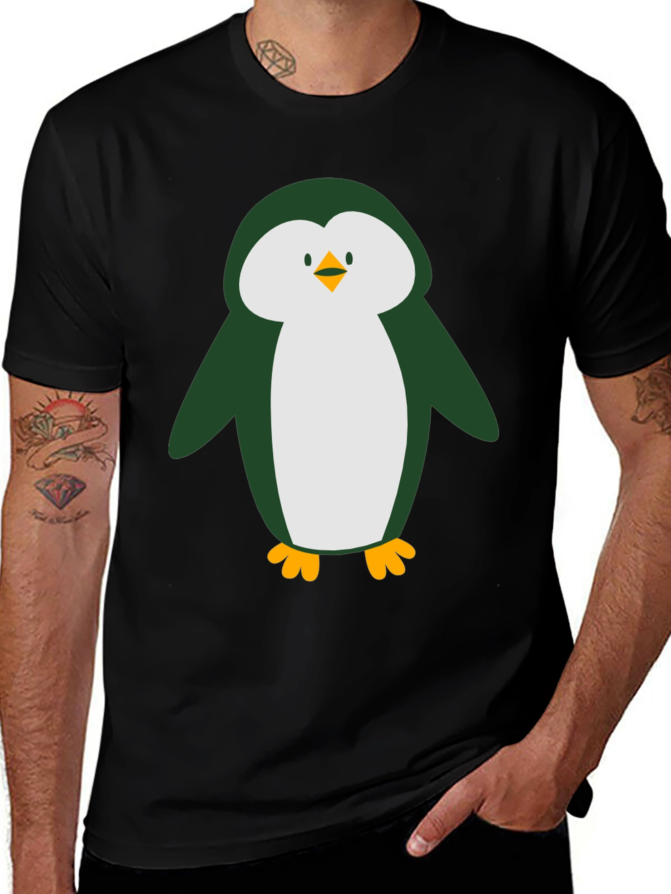Variant 8 of Penguin Graphic Tee - Comfy Casual Style