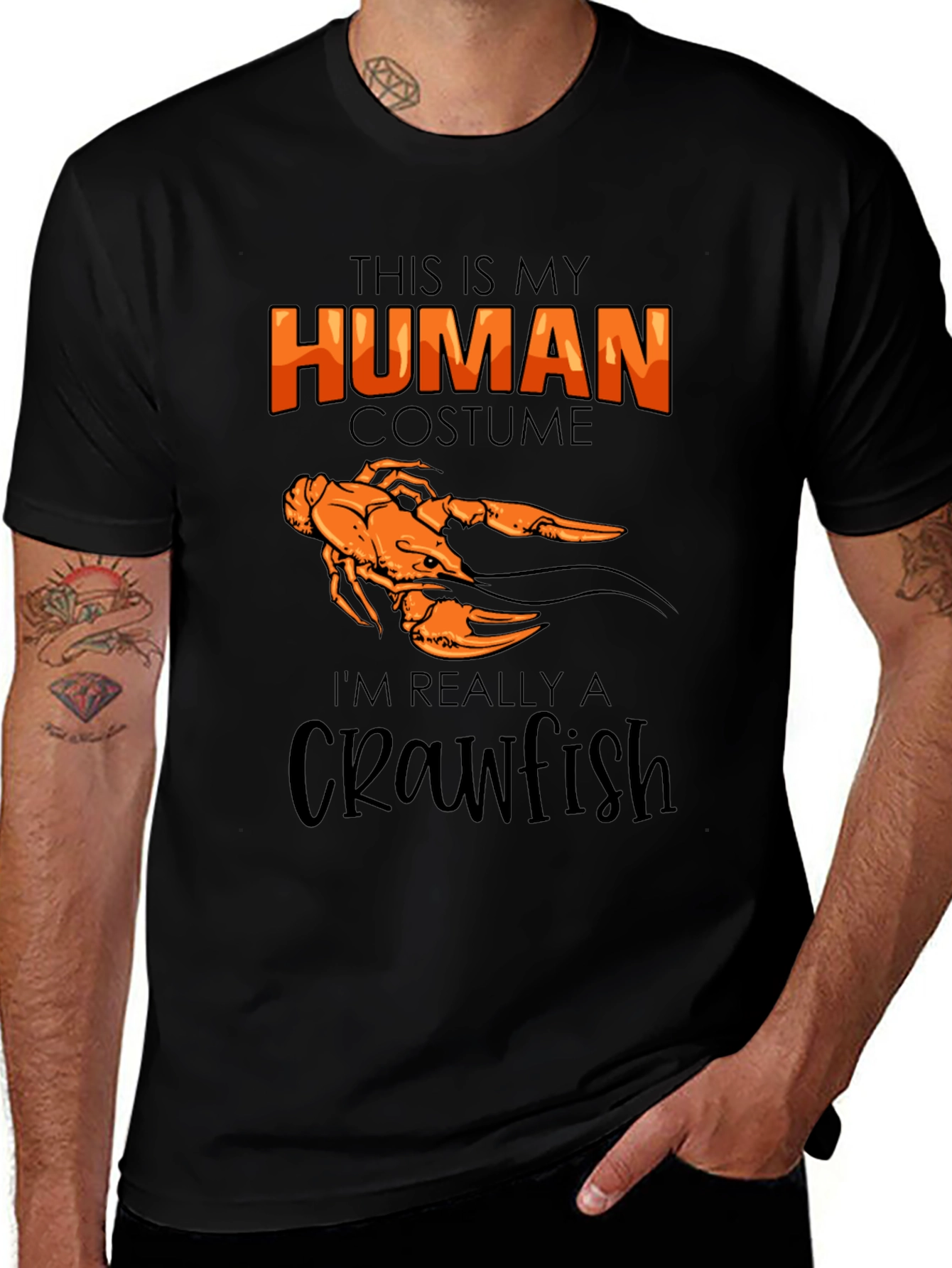 Variant 23 of Human Costume Crawfish T-Shirt