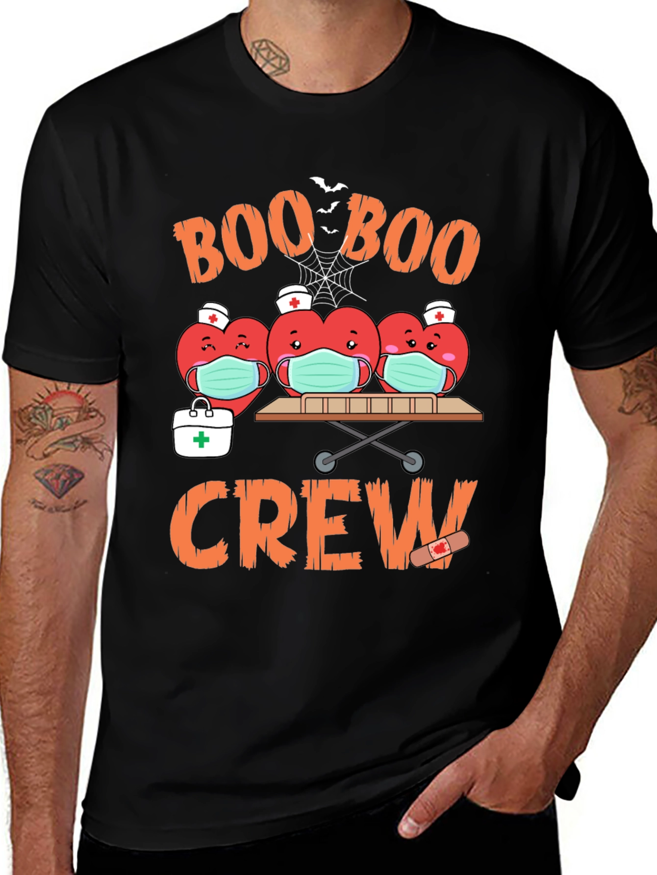 Boo Boo Crew Halloween Nurse T-Shirt