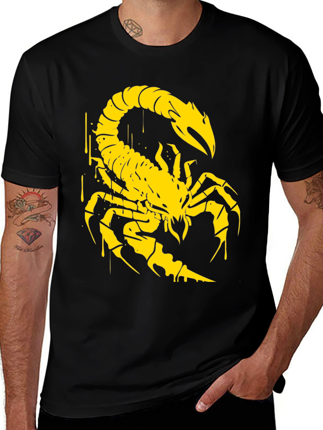 Scorpion Graphic Black T-Shirt
