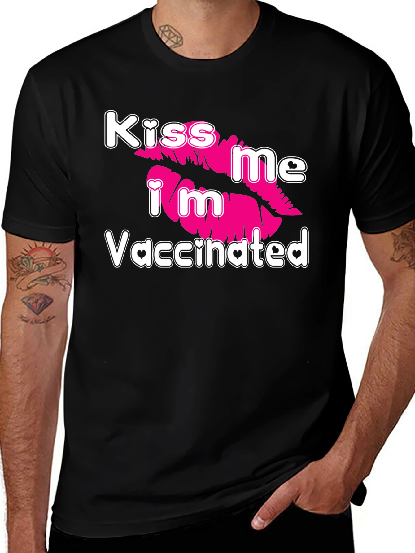 Variant 13 of Kiss Me I'm Vaccinated T-Shirt