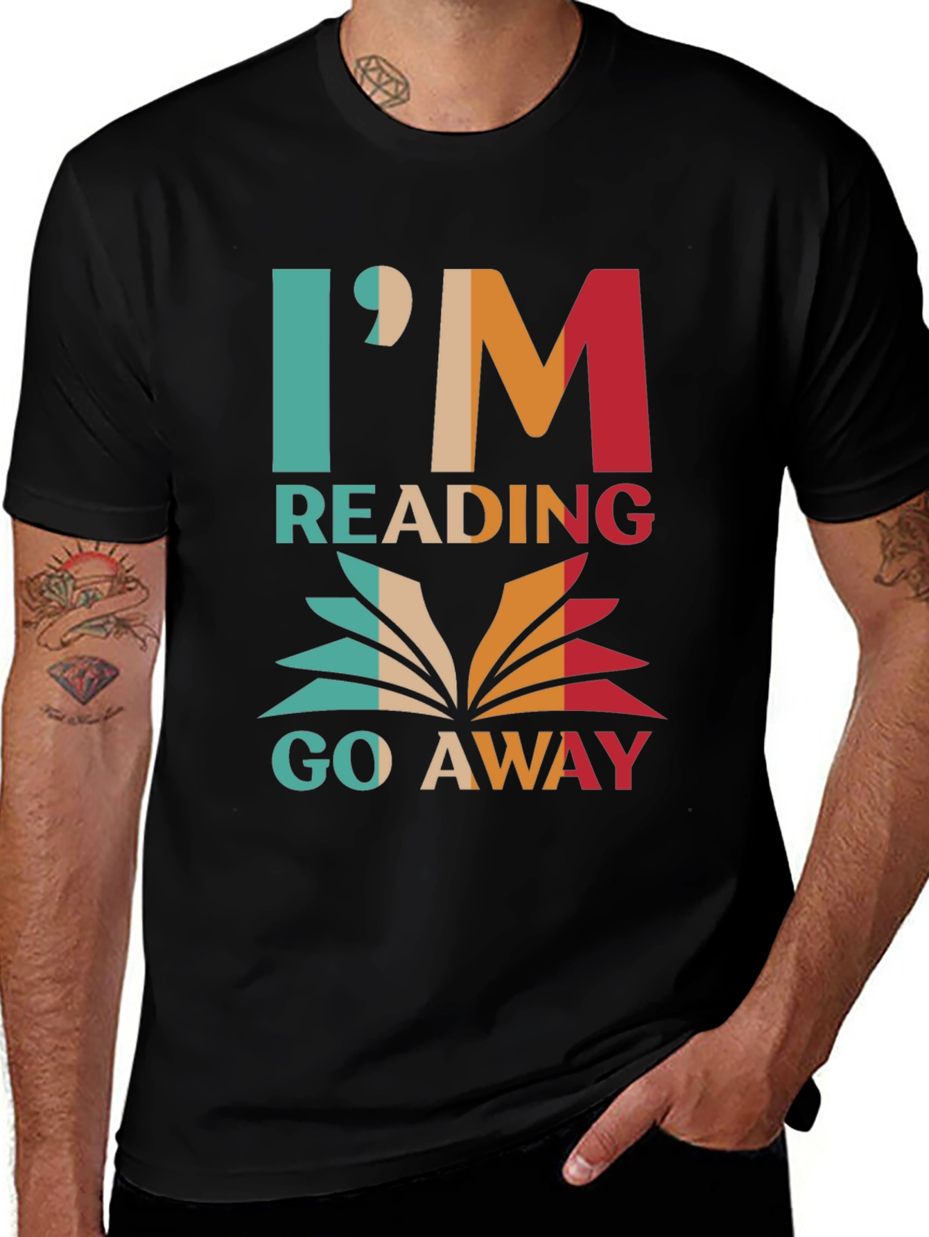 Variant 21 of I'm Reading Go Away Graphic Tee