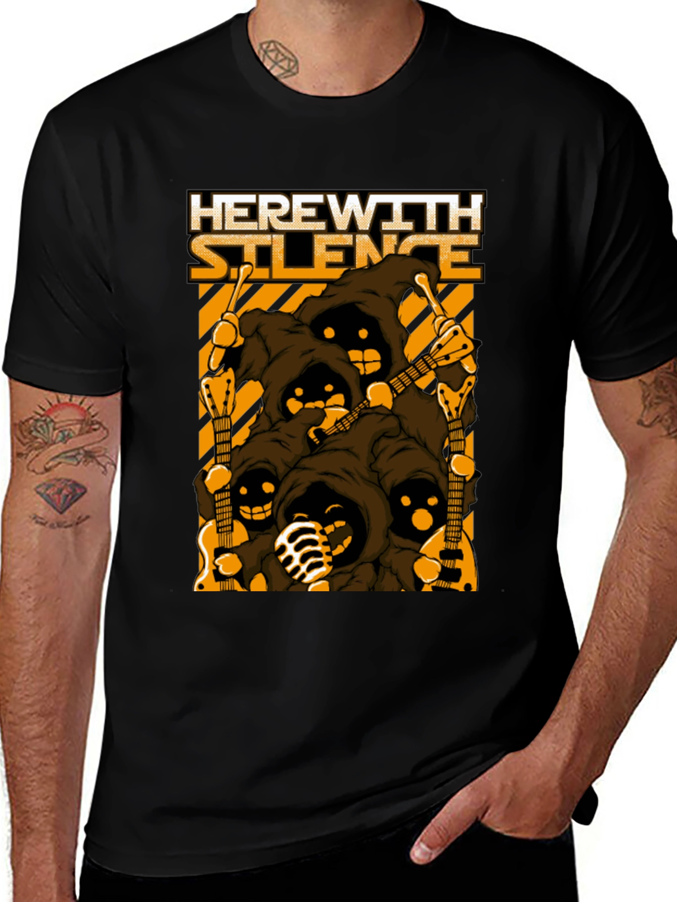 Variant 15 of Herewith Silence Band T-Shirt