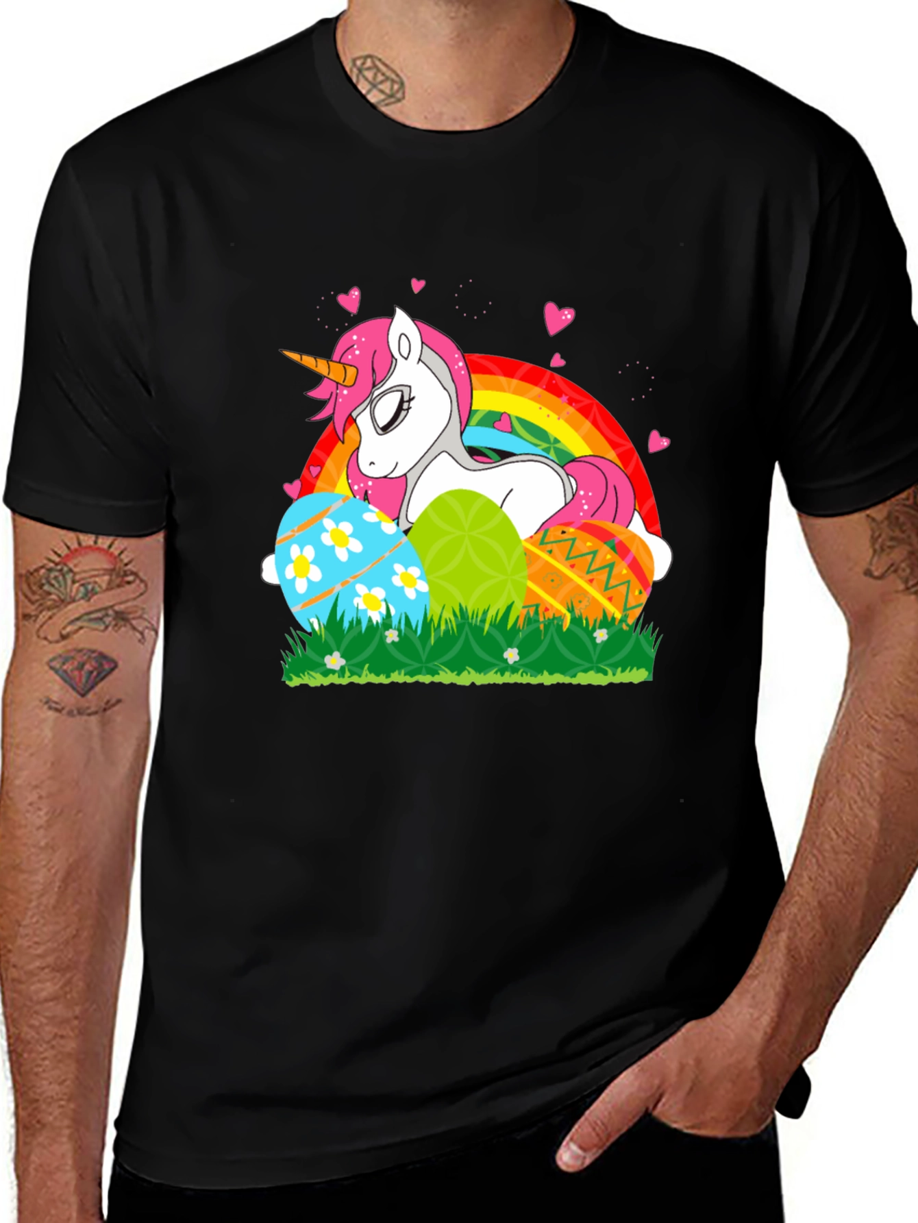 Variant 28 of Unicorn Easter Egg T-Shirt