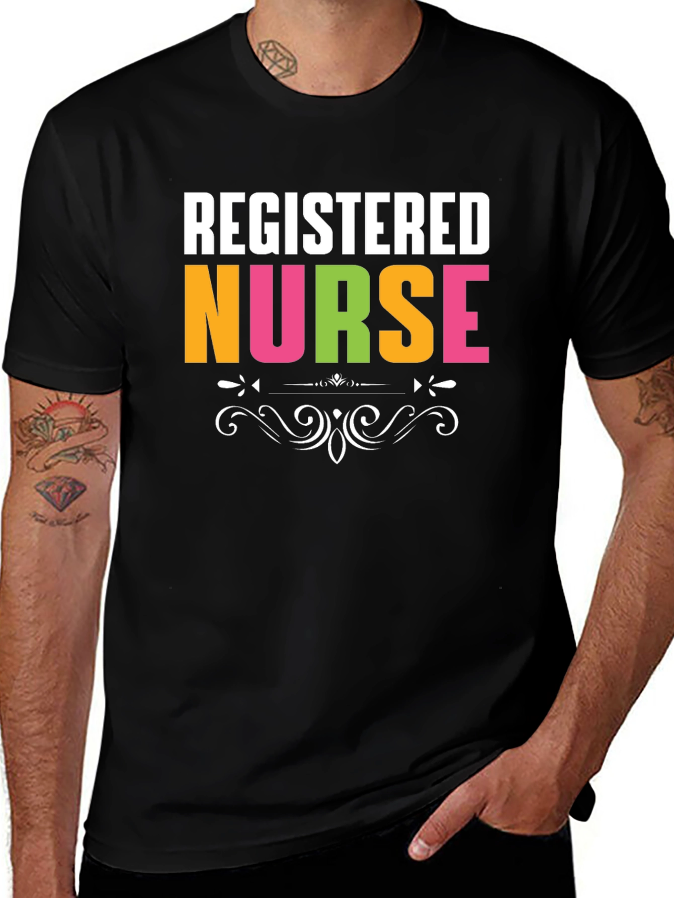 Variant 12 of Registered Nurse Graphic T-Shirt