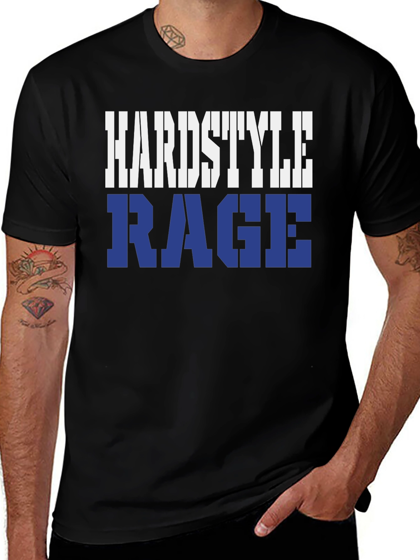 Hardstyle Rage Graphic Tee - Black