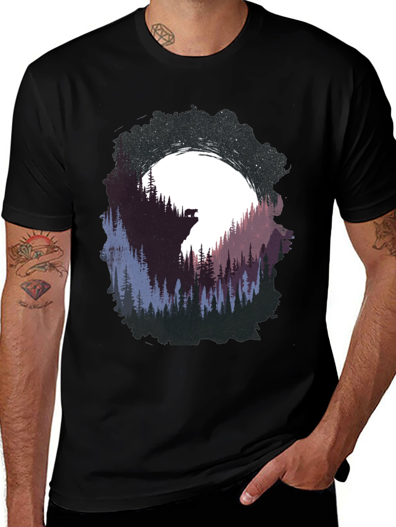 Variant 27 of Nature Inspired Graphic T-Shirt