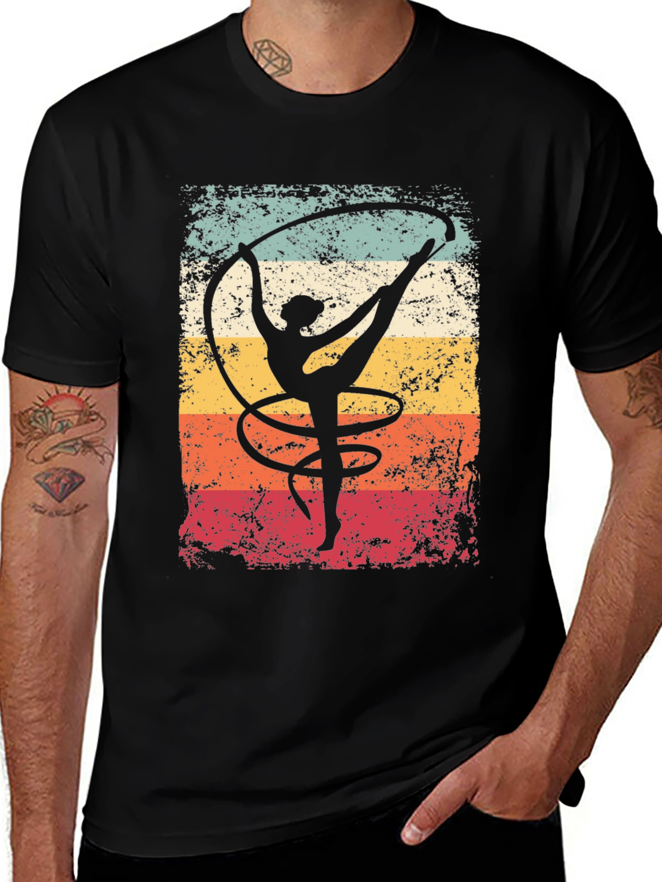 Variant 14 of Retro Rhythmic Gymnast T-Shirt