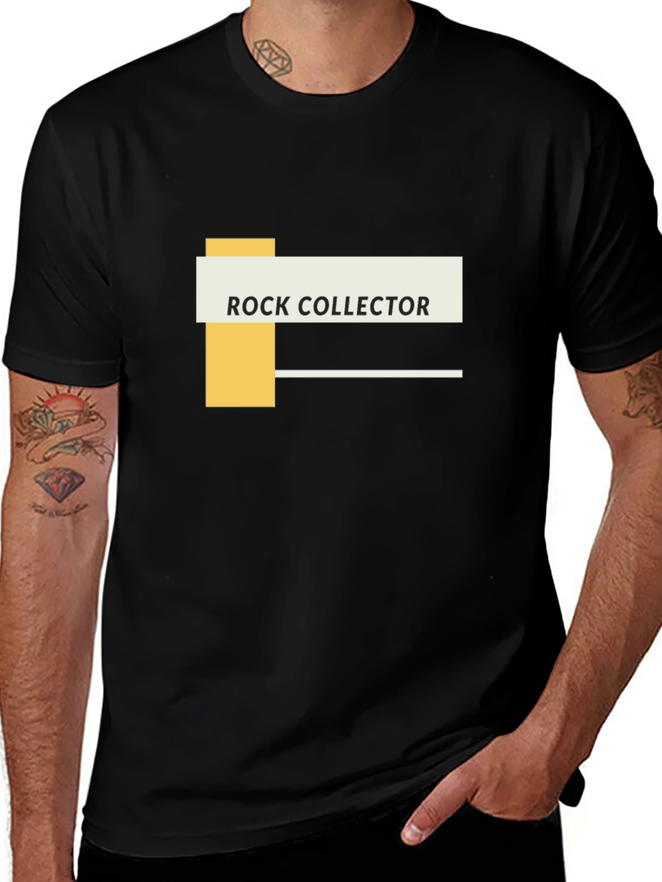 Rock Collector Graphic Tee - Cool Hobby T-Shirt