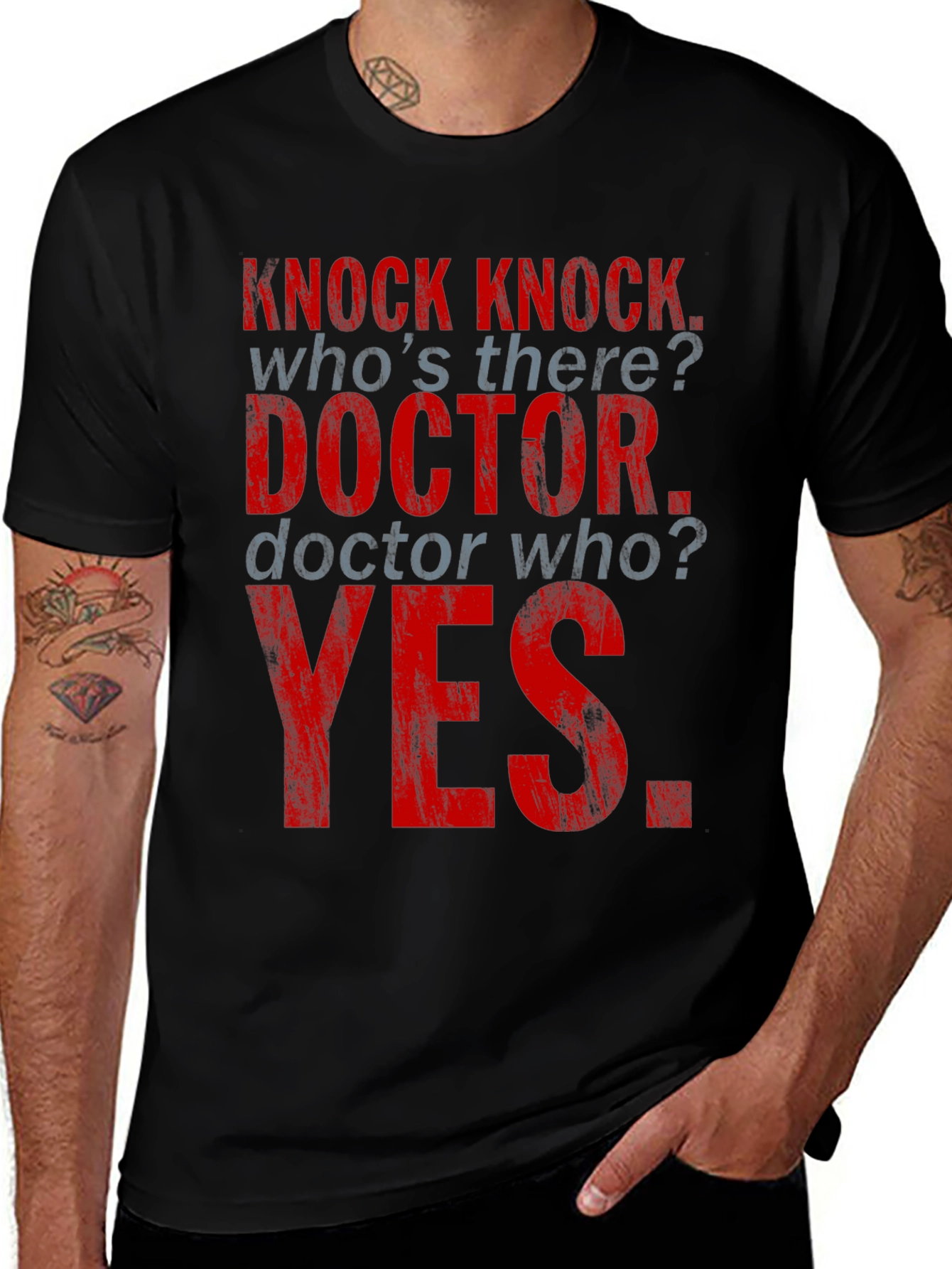 Variant 28 of Knock Knock Doctor Who Graphic T-Shirt