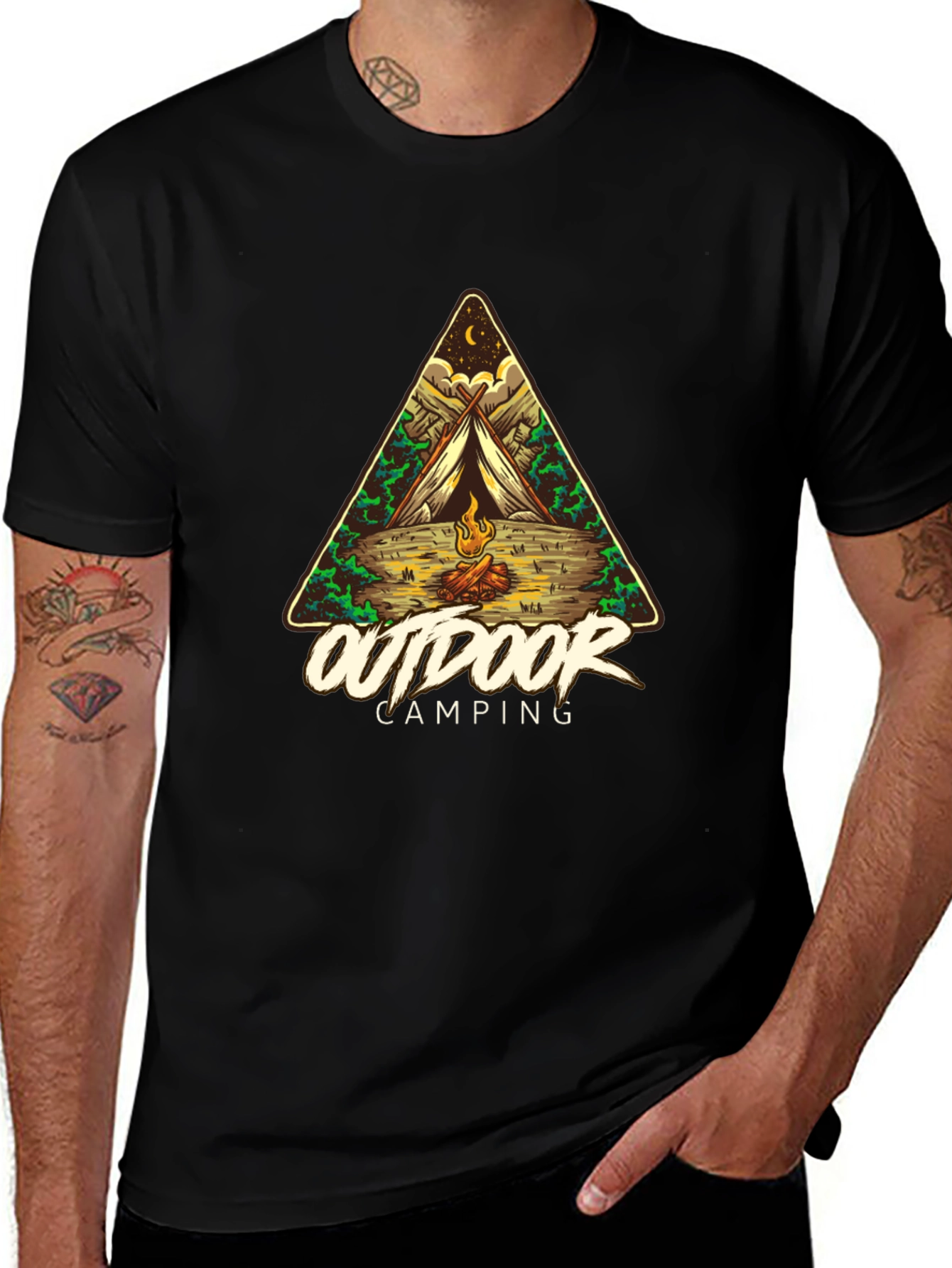 Variant 19 of Outdoor Camping Graphic T-Shirt