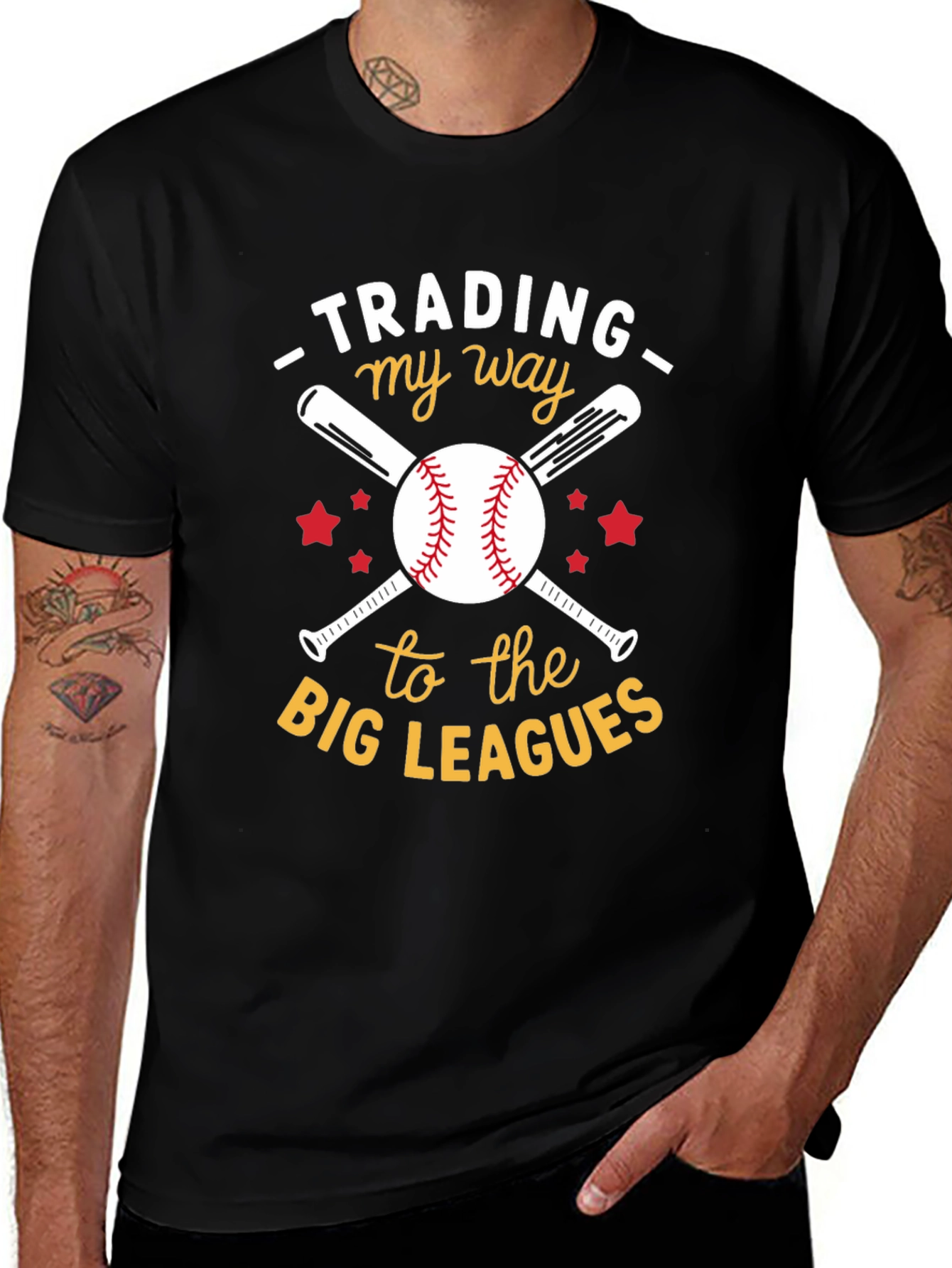 Variant 11 of Baseball Trading T-Shirt