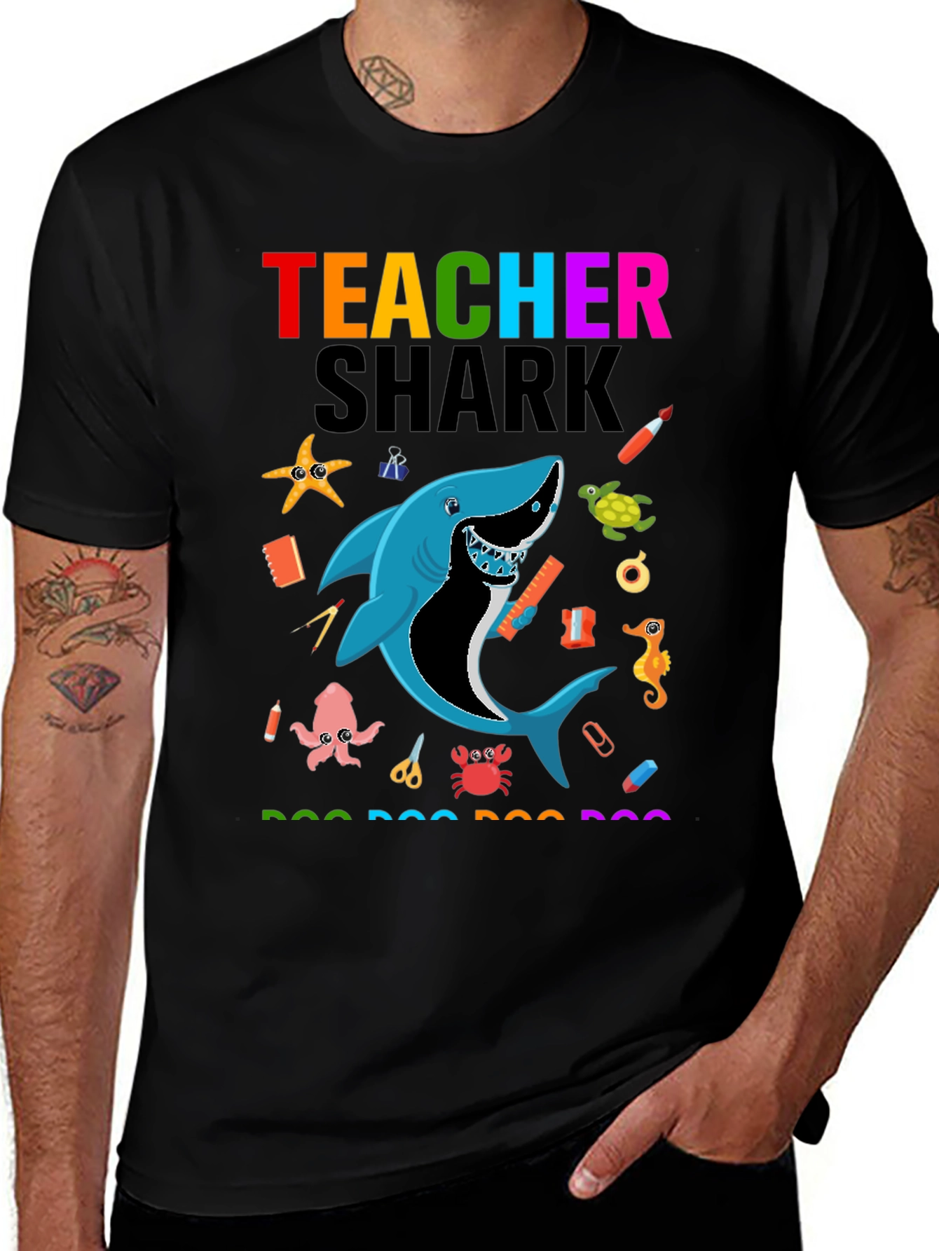 Variant 10 of Teacher Shark Graphic T-Shirt