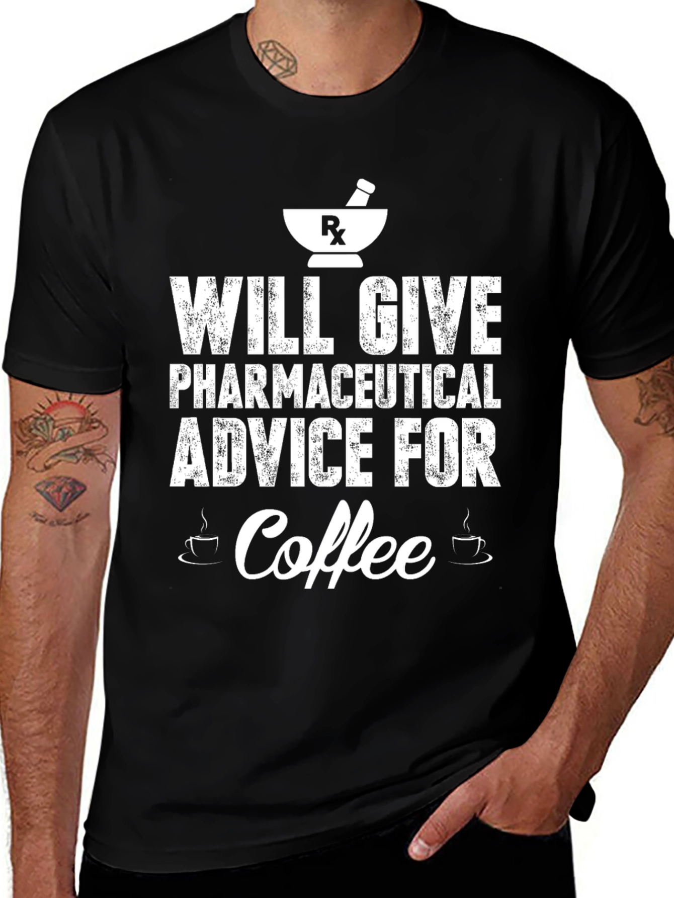 Variant 18 of Pharmaceutical Advice Coffee T-Shirt