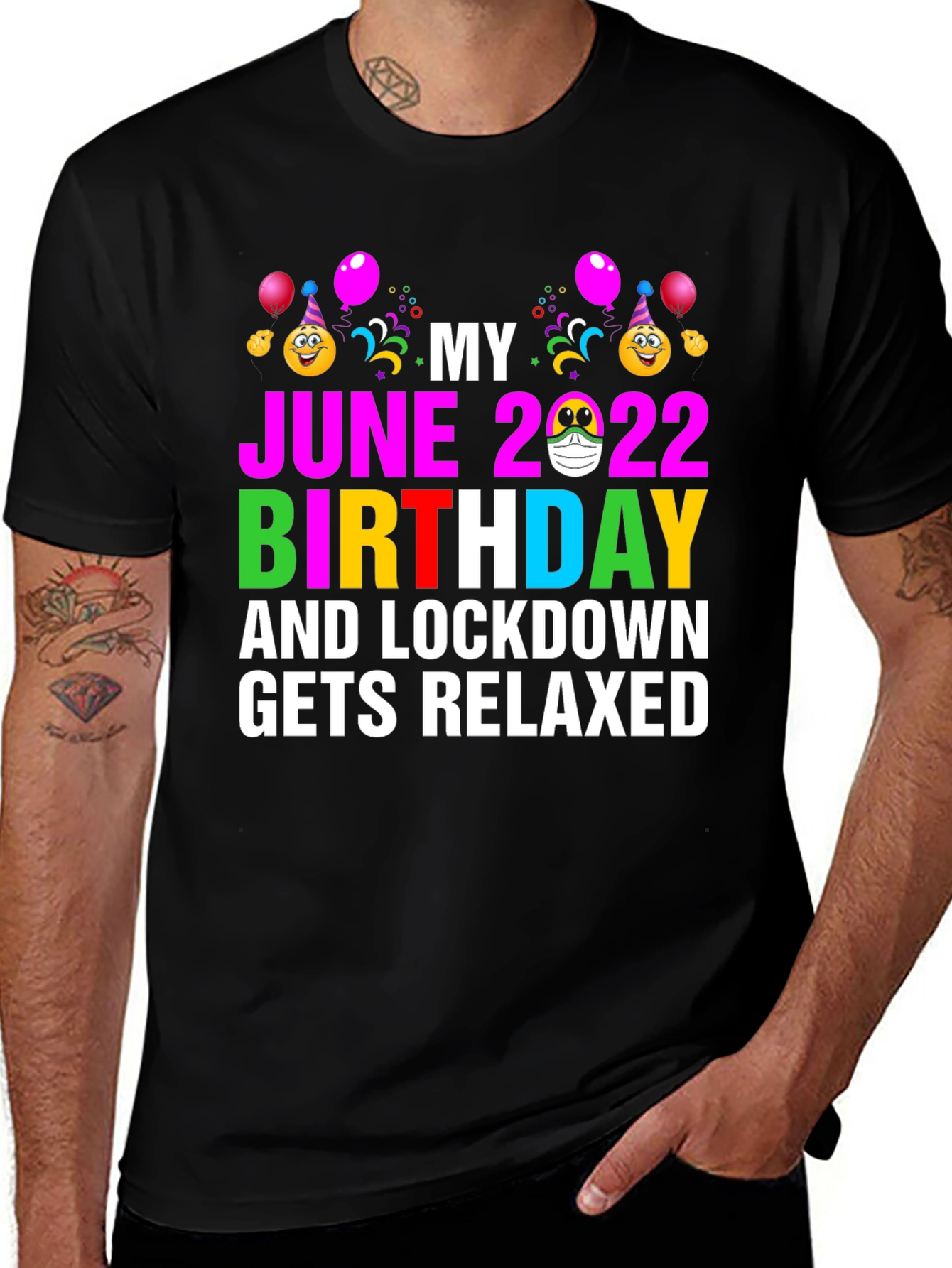 Variant 12 of June 2022 Birthday Lockdown Relaxed T-Shirt