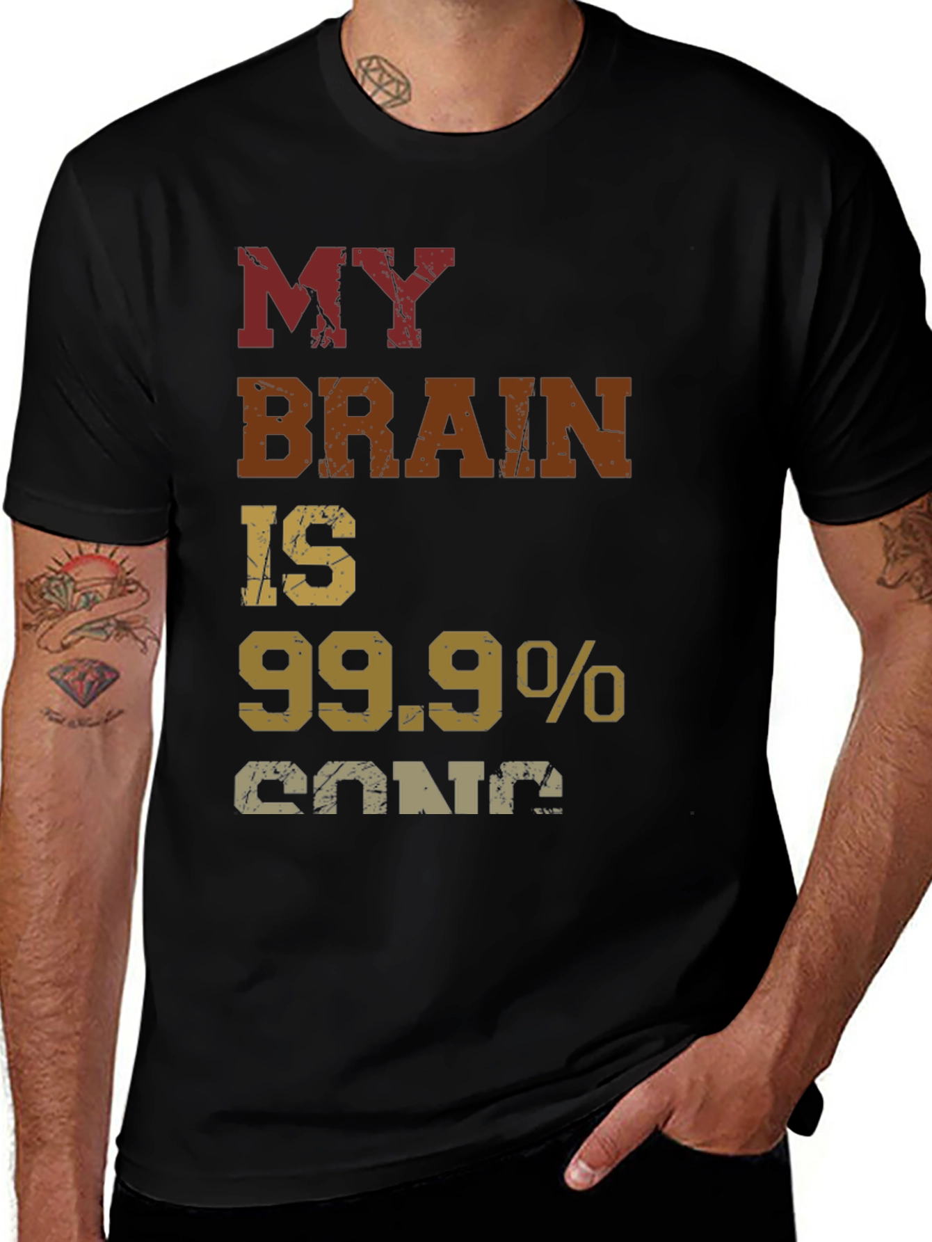 Variant 14 of My Brain Is 99.9% Conspiracy T-Shirt