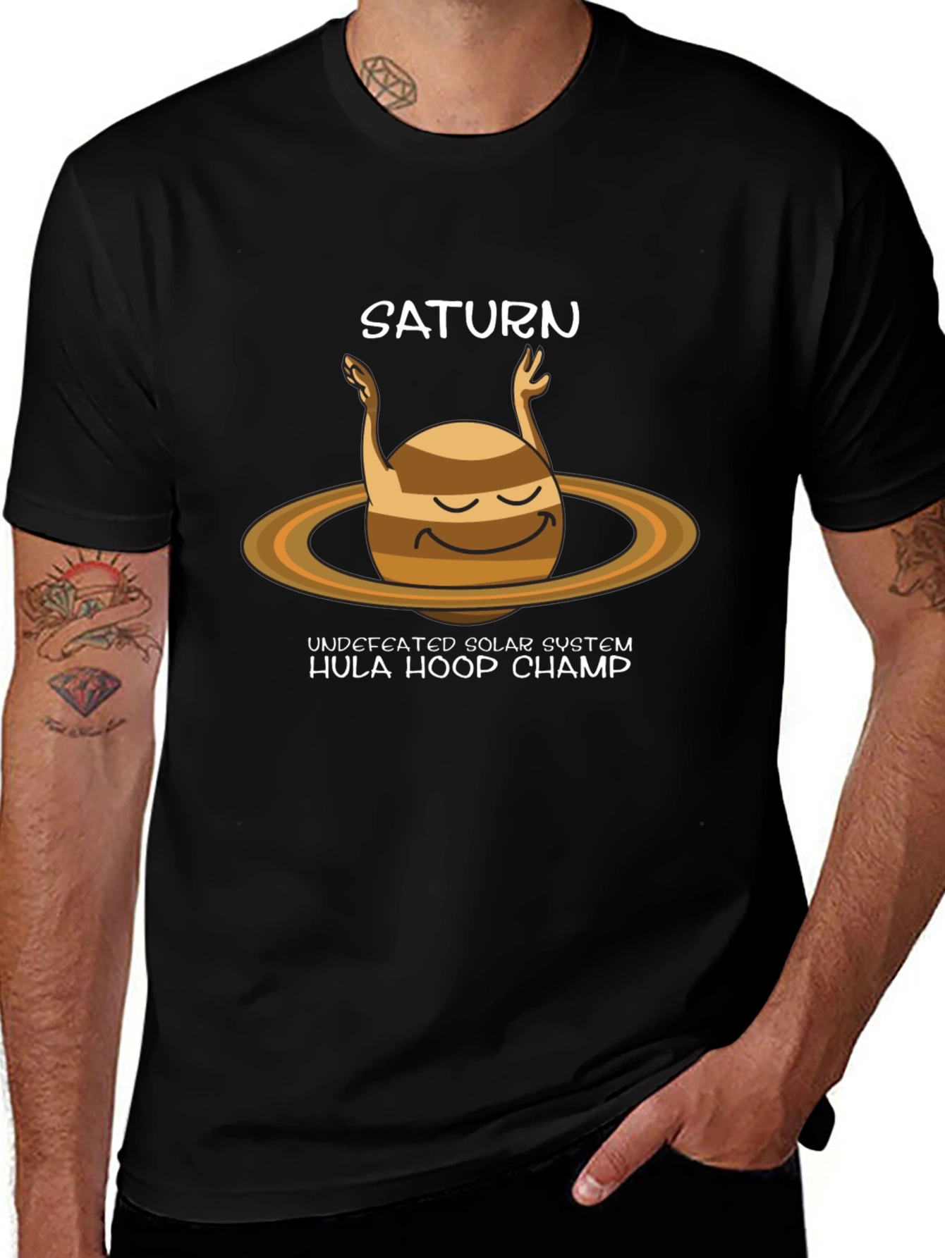 Saturn Hula Hoop Champ Graphic Tee