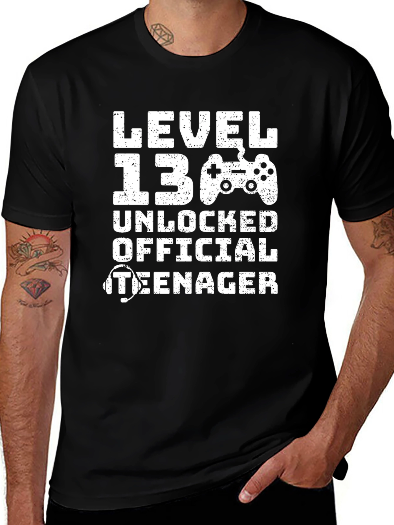 Level 13 Unlocked Official Teenager Gamer T-Shirt