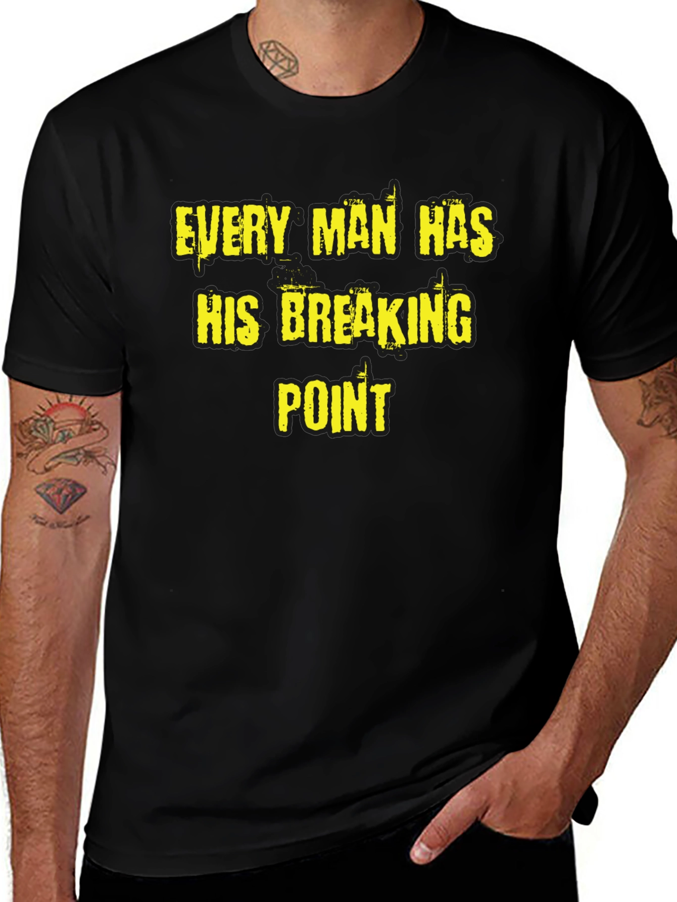 Variant 14 of Every Man Has His Breaking Point Graphic Tee