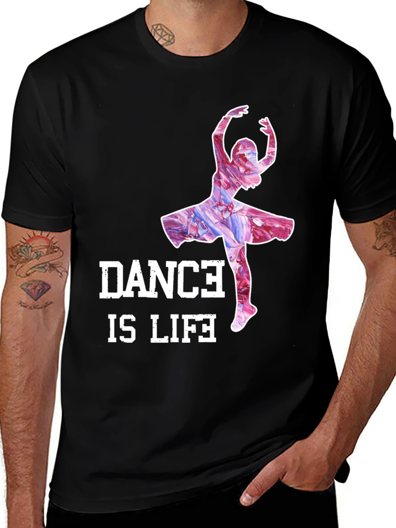 Dance is Life T-Shirt: Stylish Dancer Graphic Tee