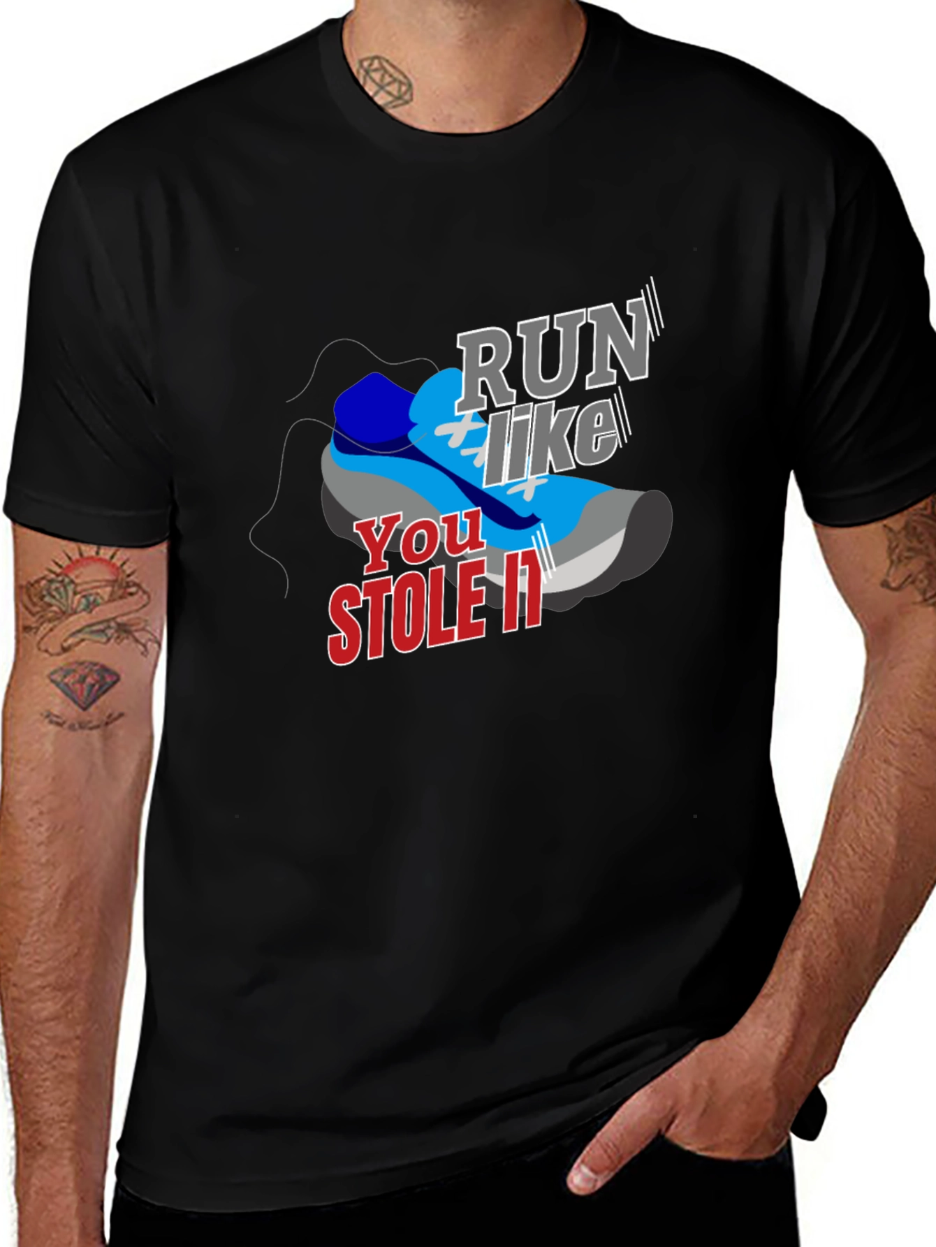 Run Like You Stole It T-Shirt - Athlete's Tee