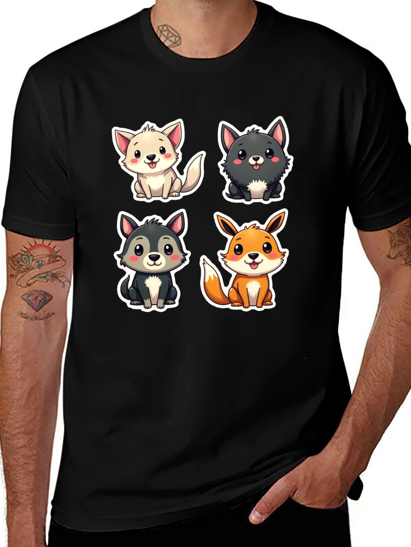 Variant 9 of Cute Cartoon Animal T-Shirt