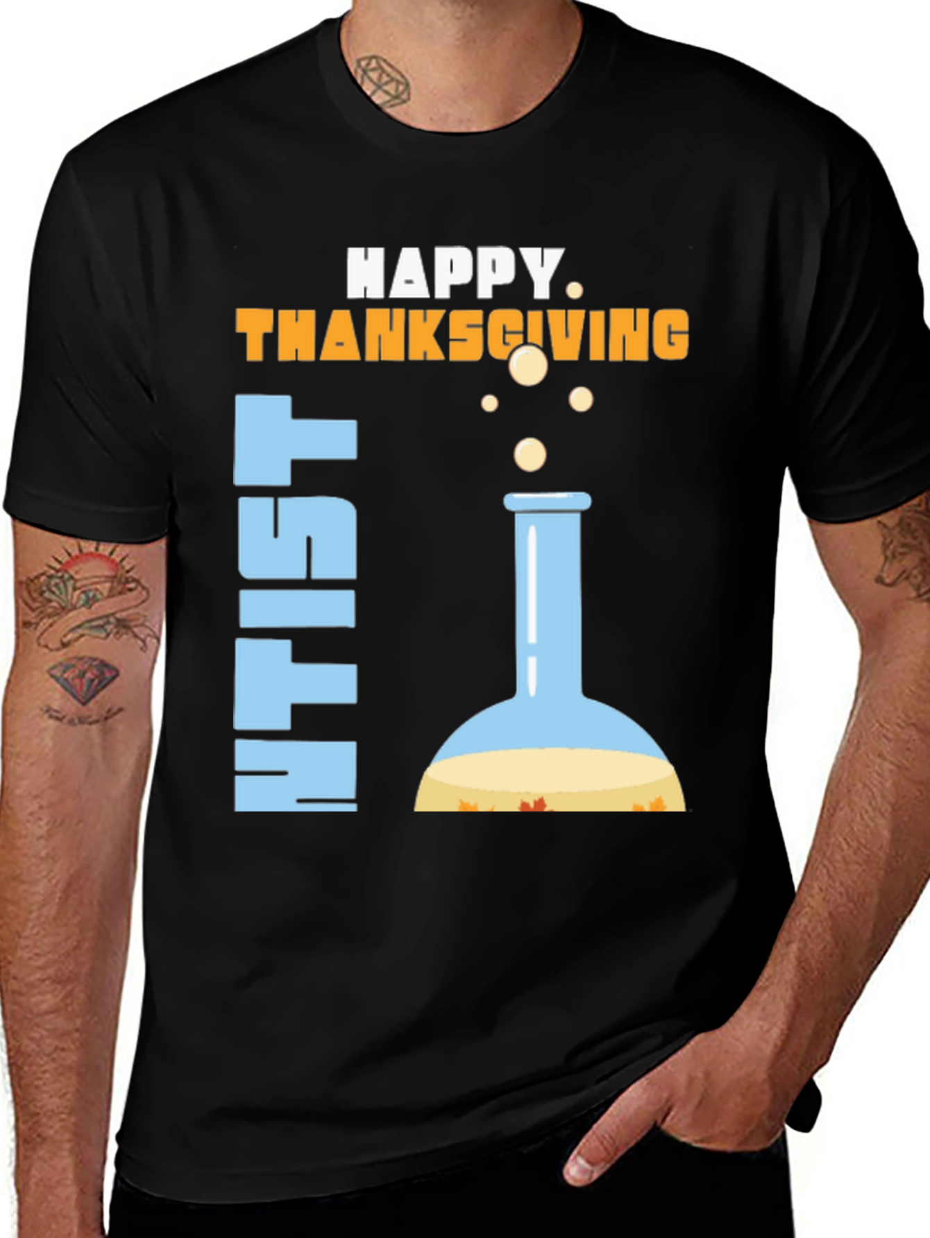 Thanksgiving Scientist T-Shirt - Science Holiday Tee
