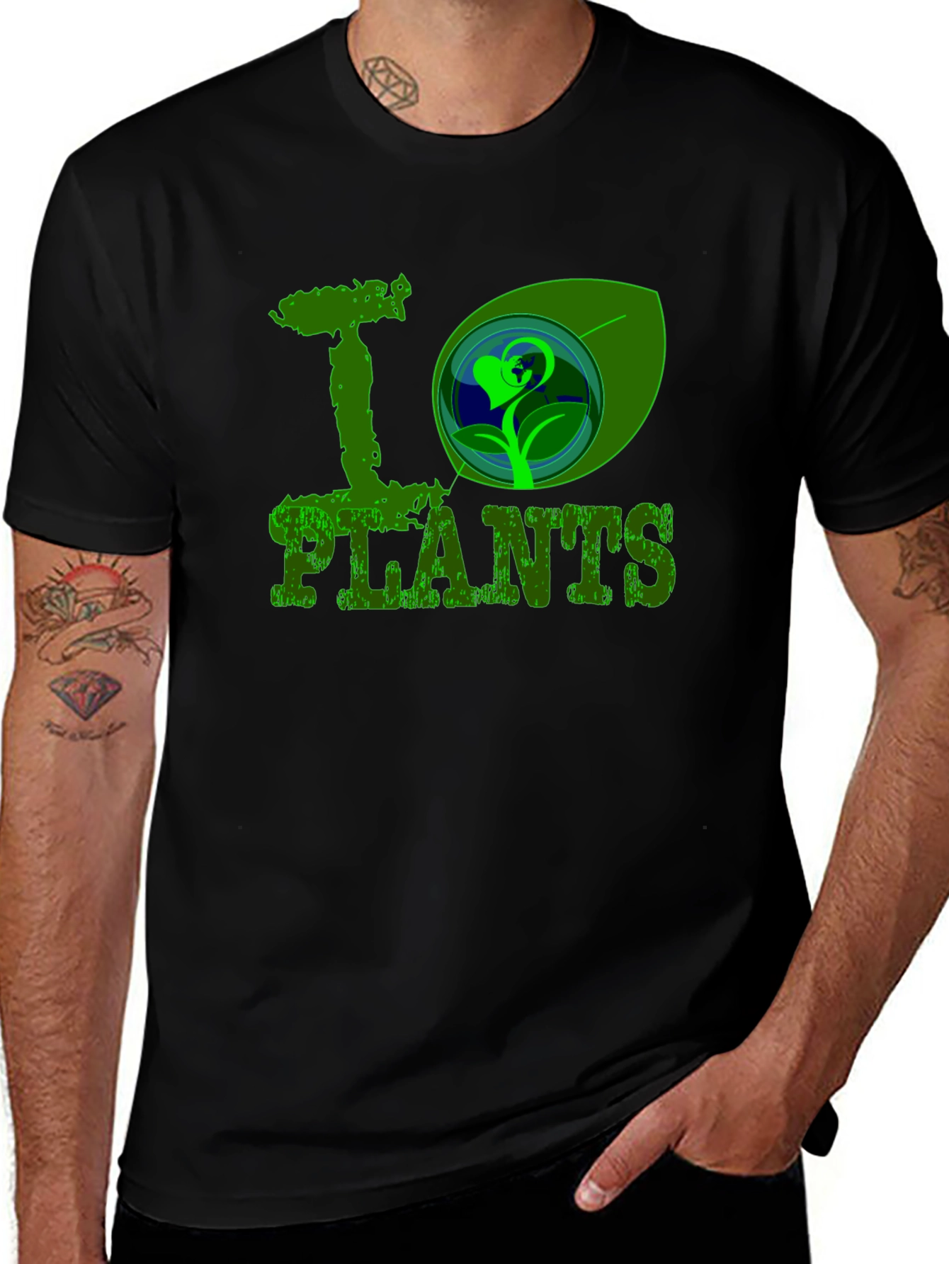 I Love Plants Graphic T-Shirt
