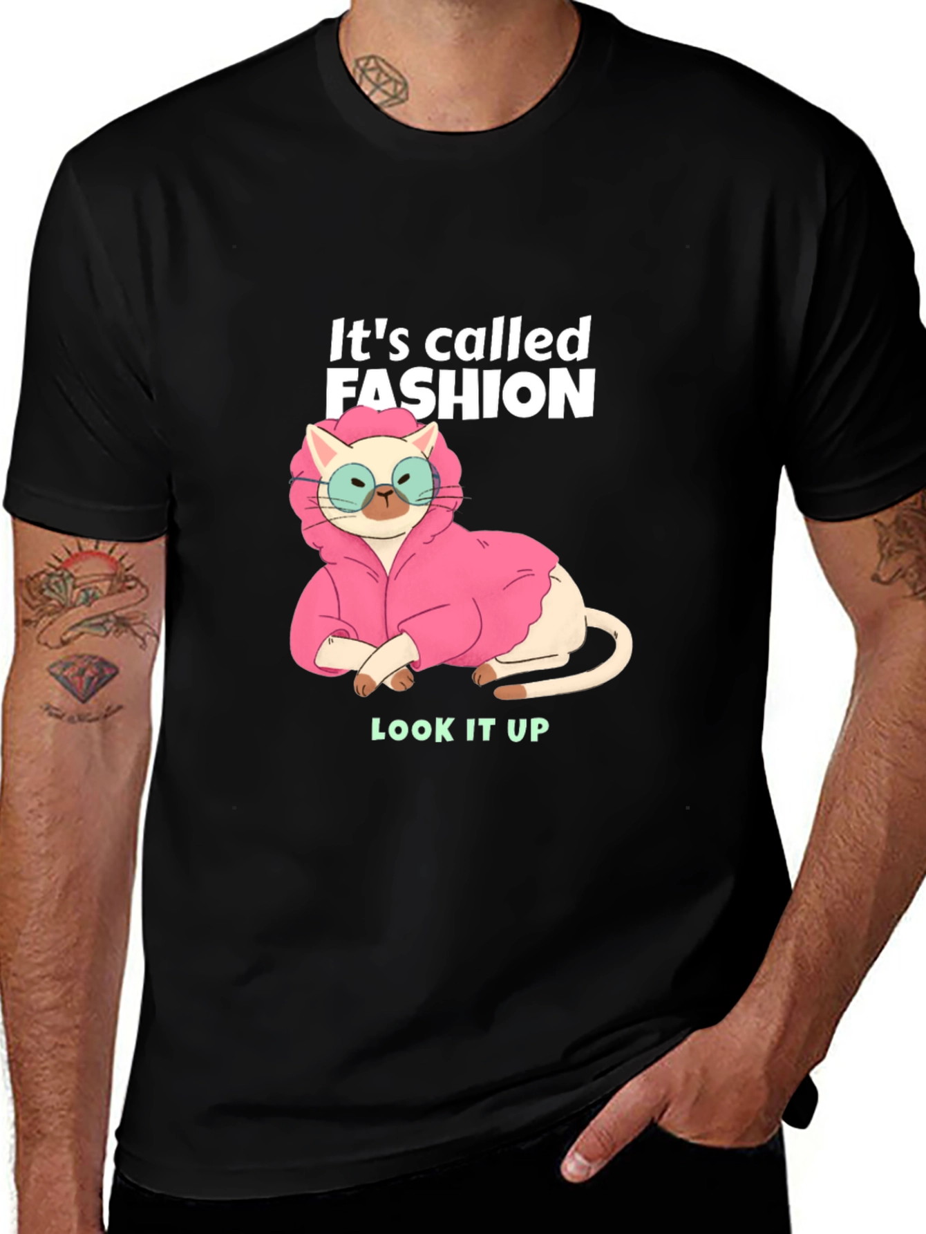 Variant 26 of Cool Cat Fashion T-Shirt
